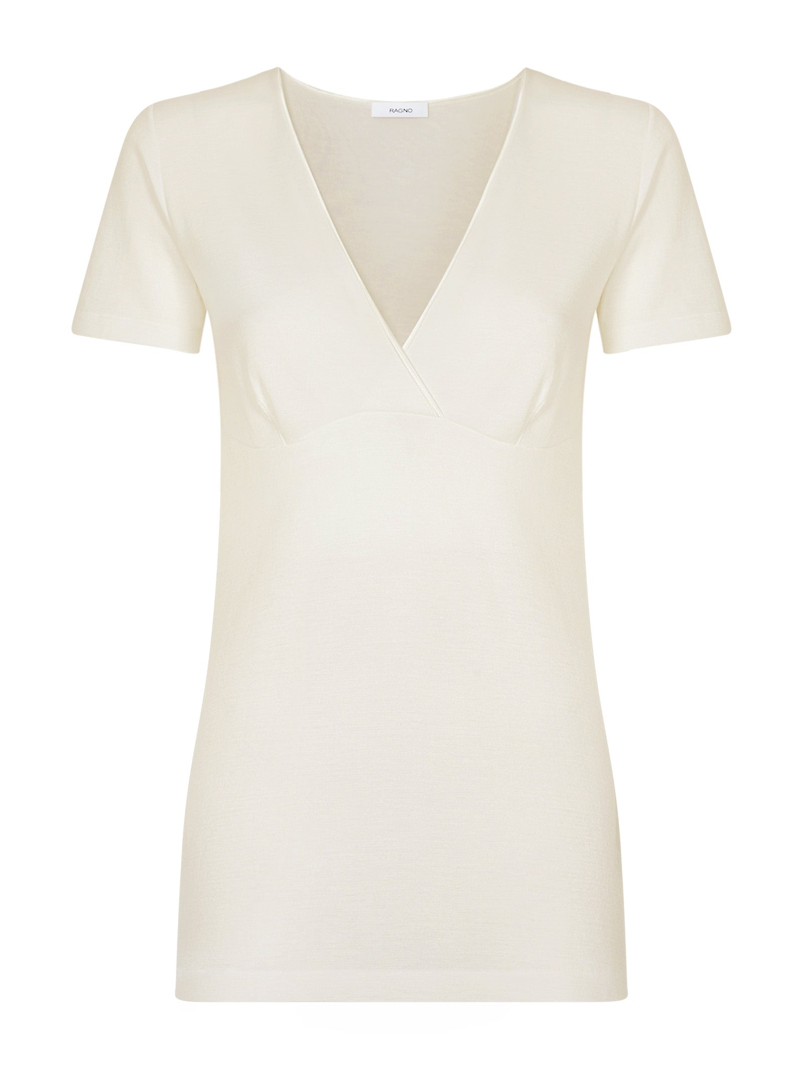Ragno Sintonia maglietta donna bianca doubleface calda