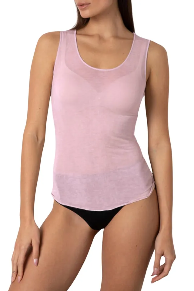 Lady C Ultralight canotta donna modal cashmere leggera