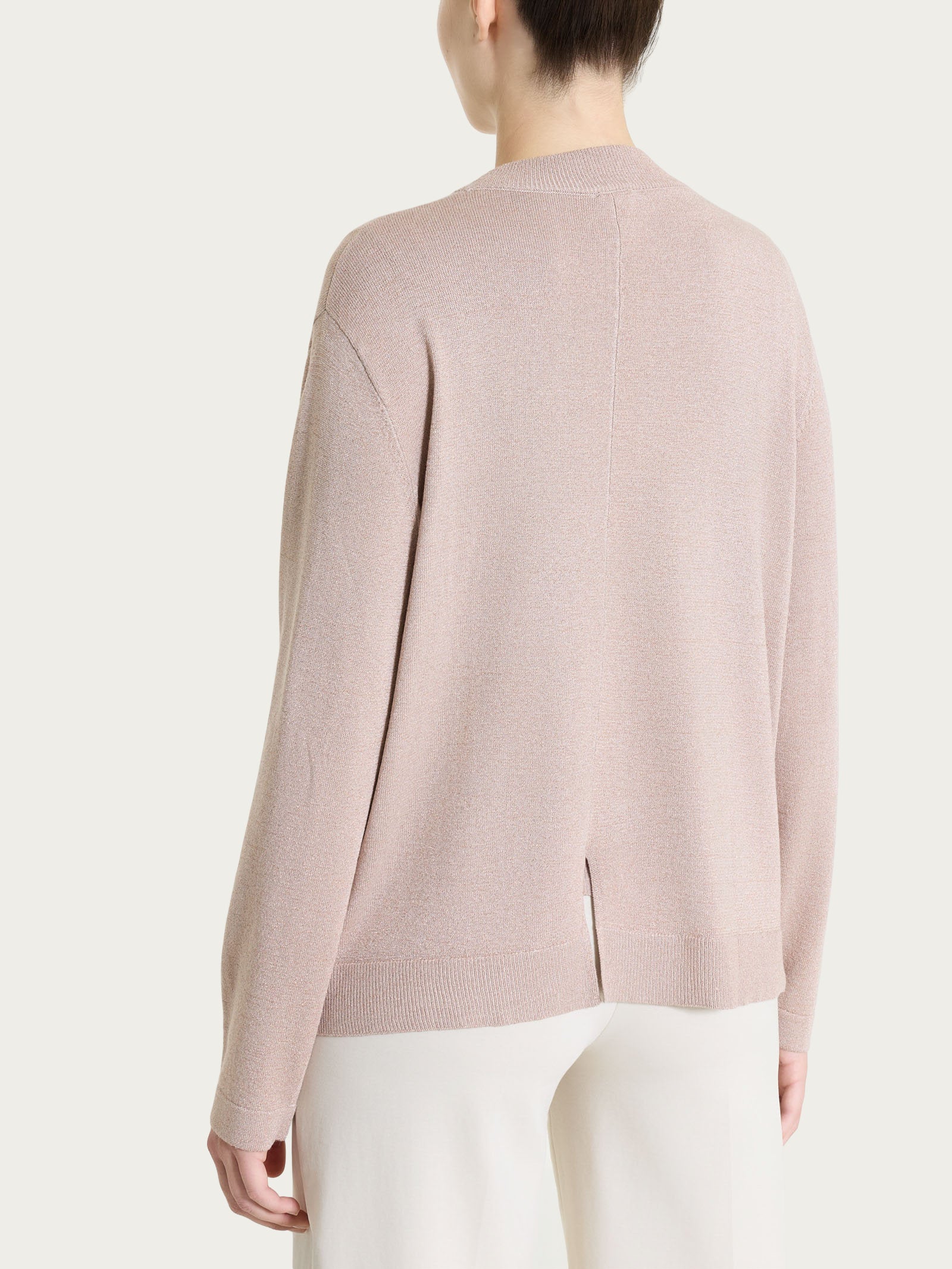 Ragno Summertime Cardigan lurex Sphinx aperto manica lunga