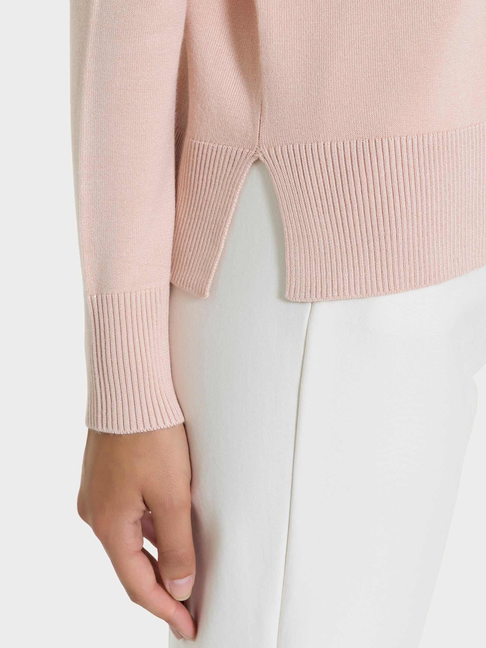 Ragno Four Seasons maglia girocollo viscosa Cameo Rose