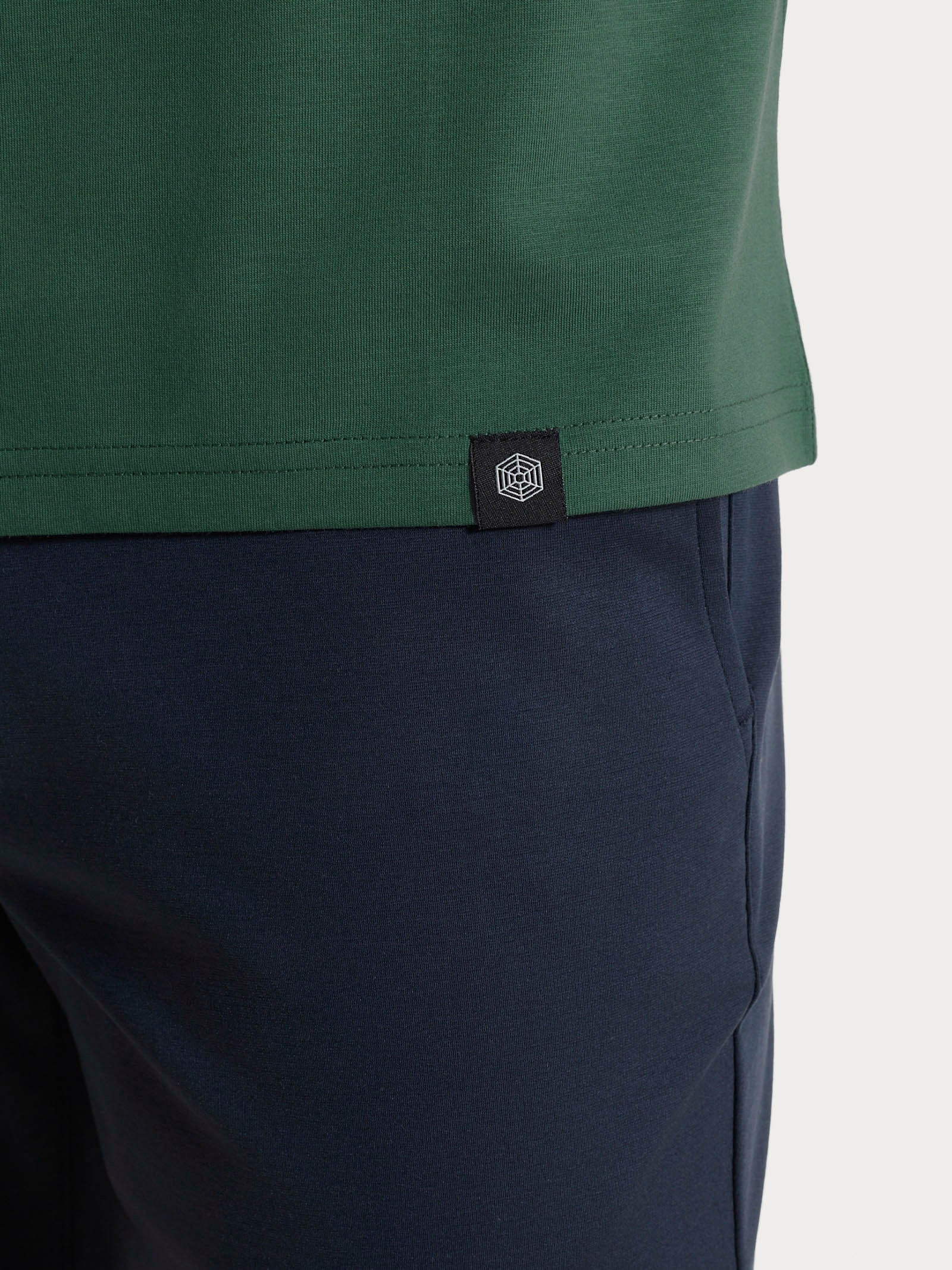 Ragno Maglietta Girocollo Jersey Pineneedle Puro Cotone Uomo