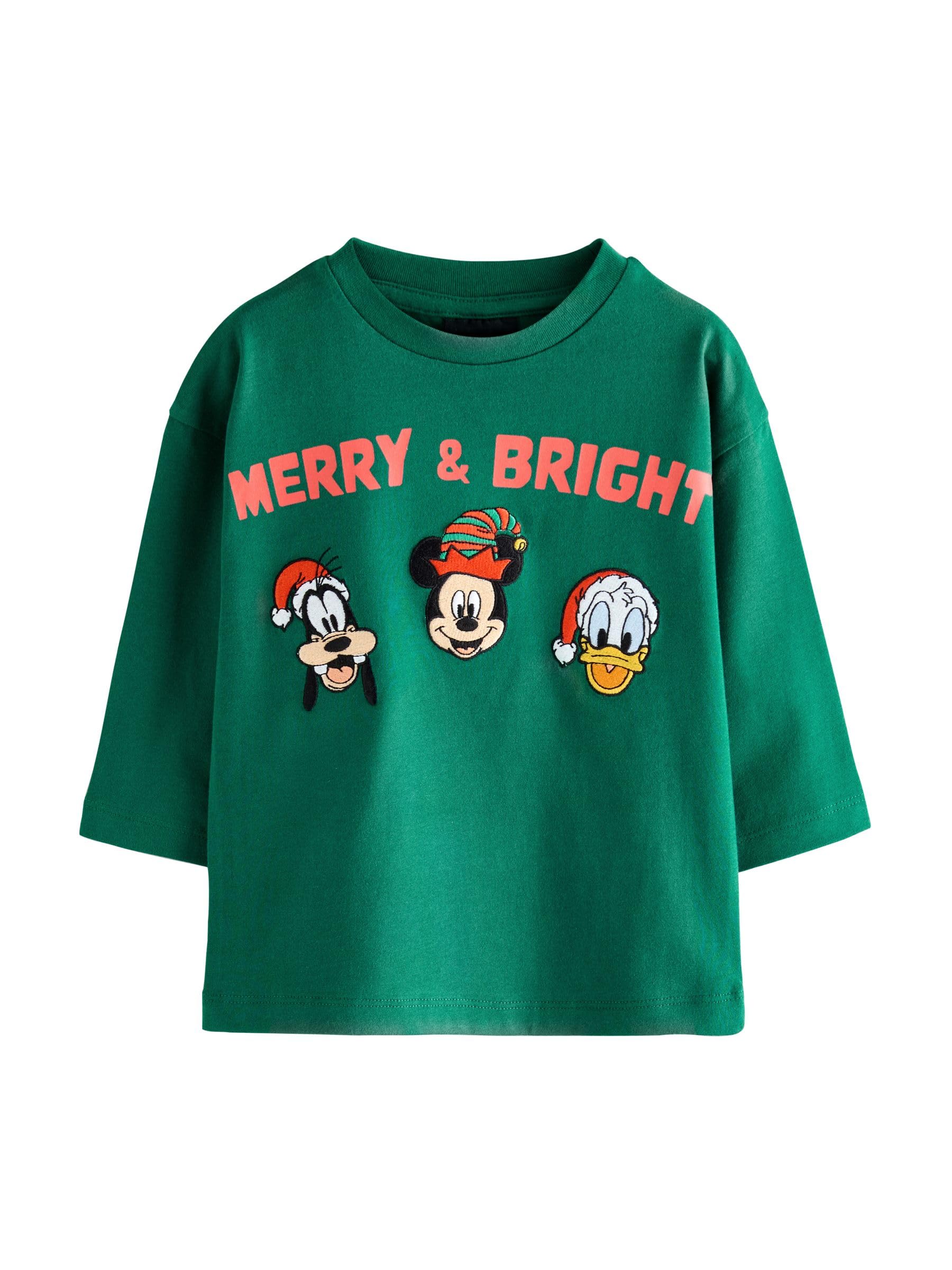 Next Topolino maglietta bambino maniche lunghe 9-12 mesi cotone