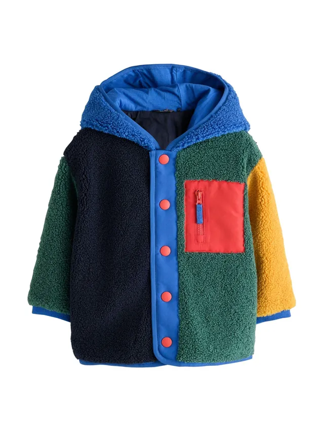 Next felpa pile cappuccio bambino 98-104 vestibilità comoda