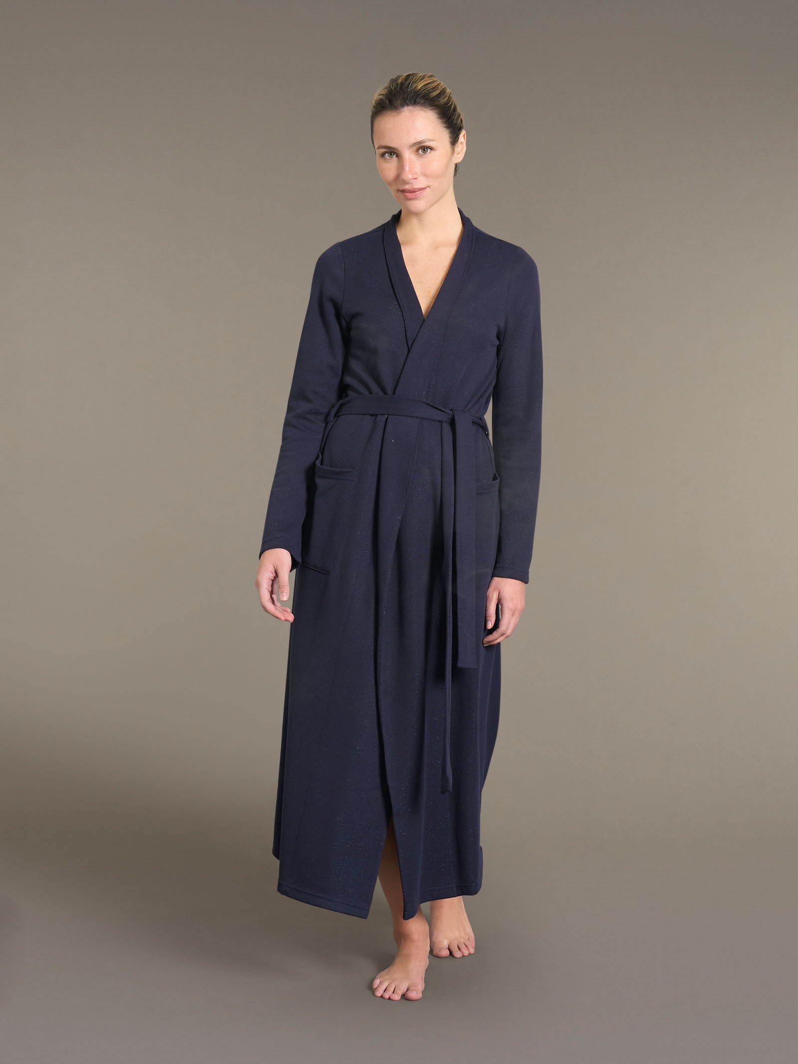 Ragno Vestaglia Lunga cotone lurex Tenebre