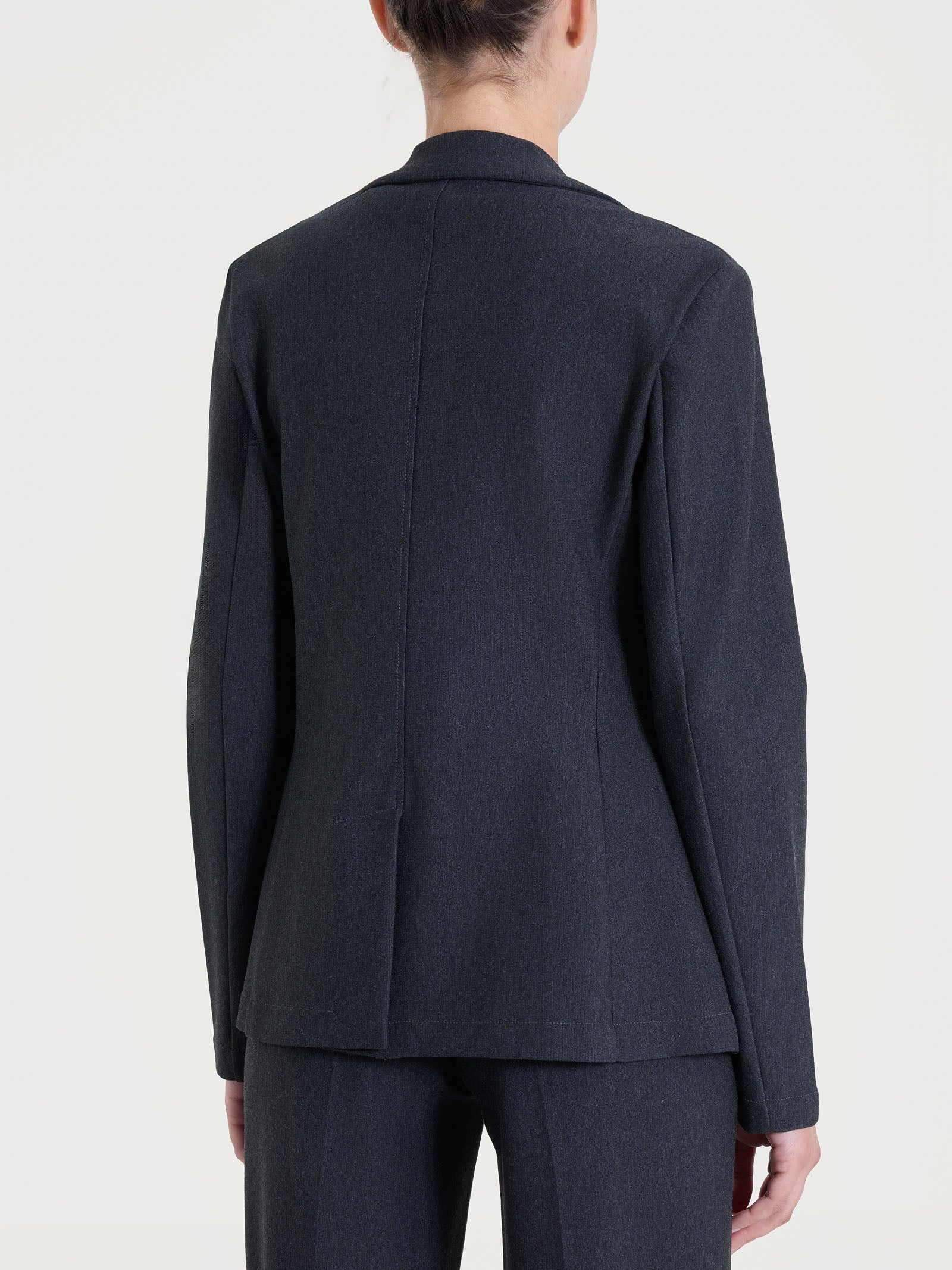 Ragno Compact Blazer Due Bottoni Nero Oscuro Regular