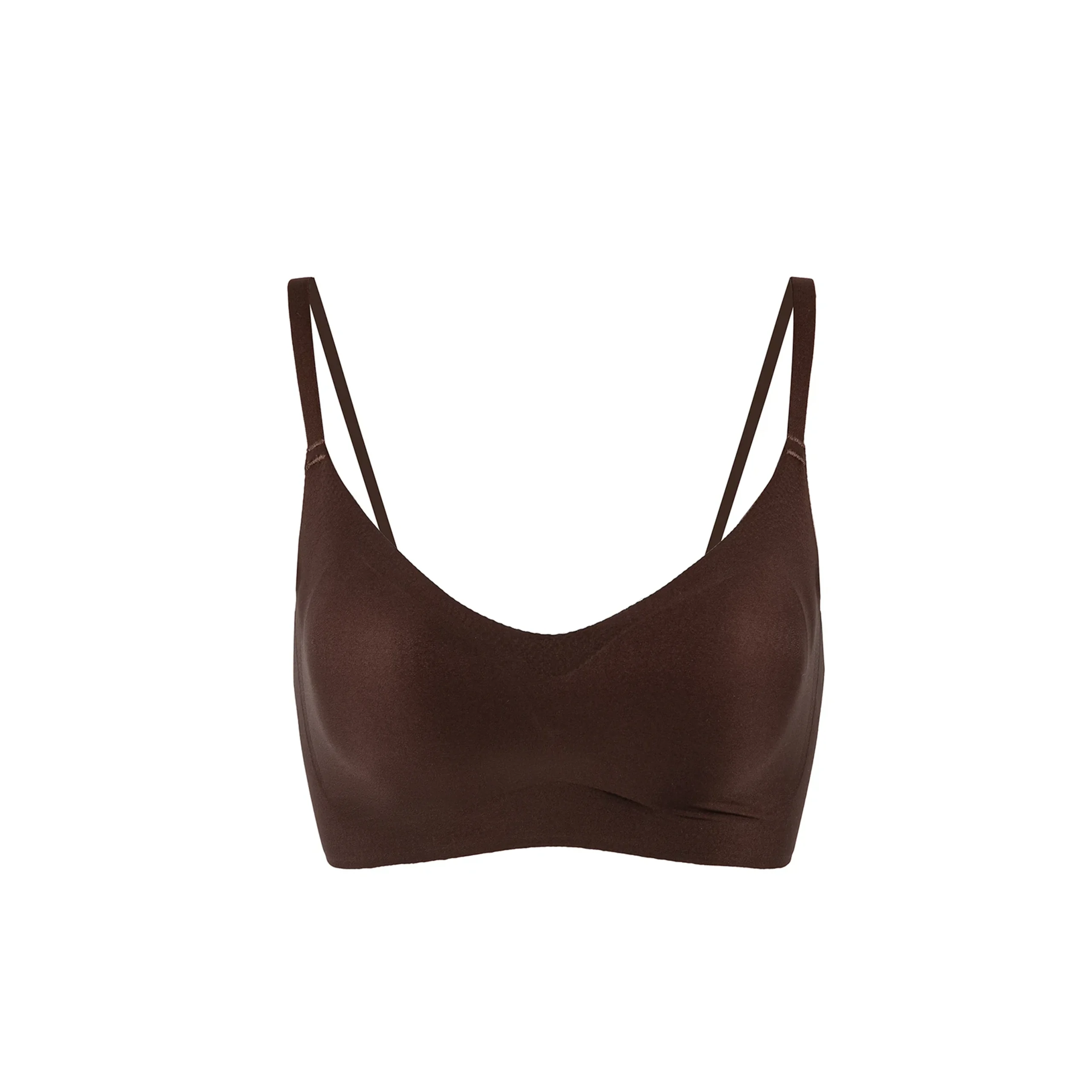 Maria Grazia Severi Essential bralette marrone senza cuciture