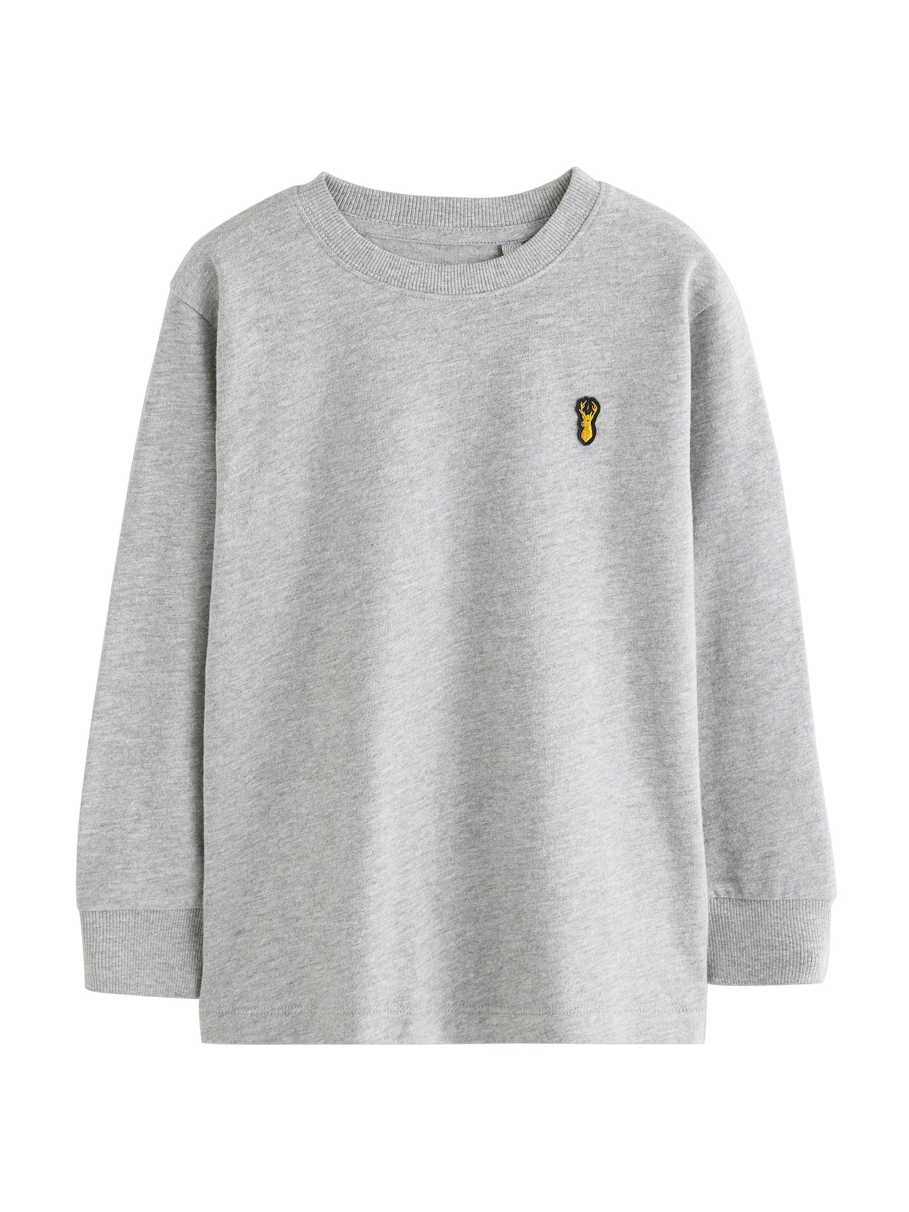 Next maglietta ragazzo maniche lunghe logo 8 pezzi 128