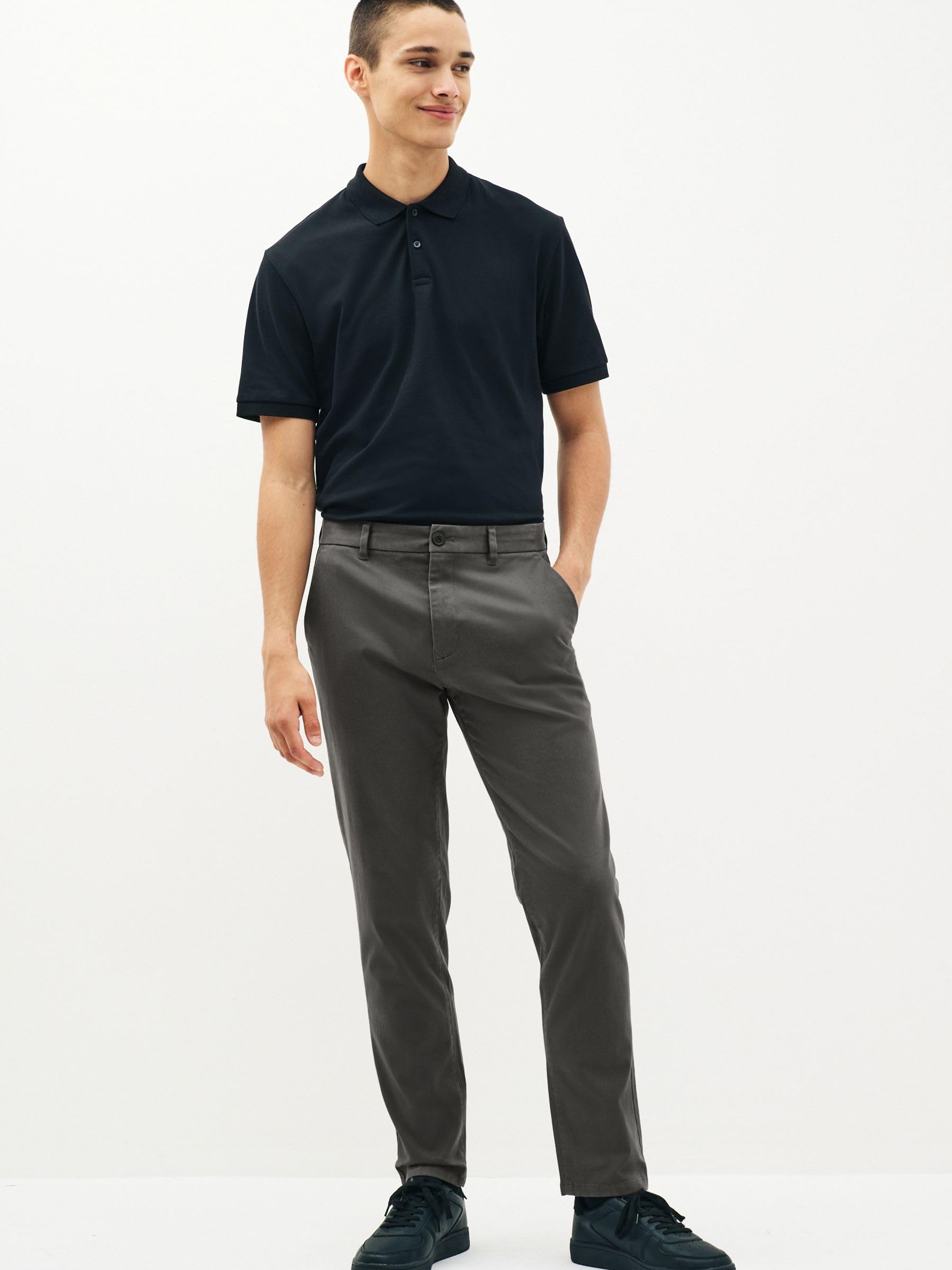 Next chino affusolato elasticizzato uomo 36W/31L blu