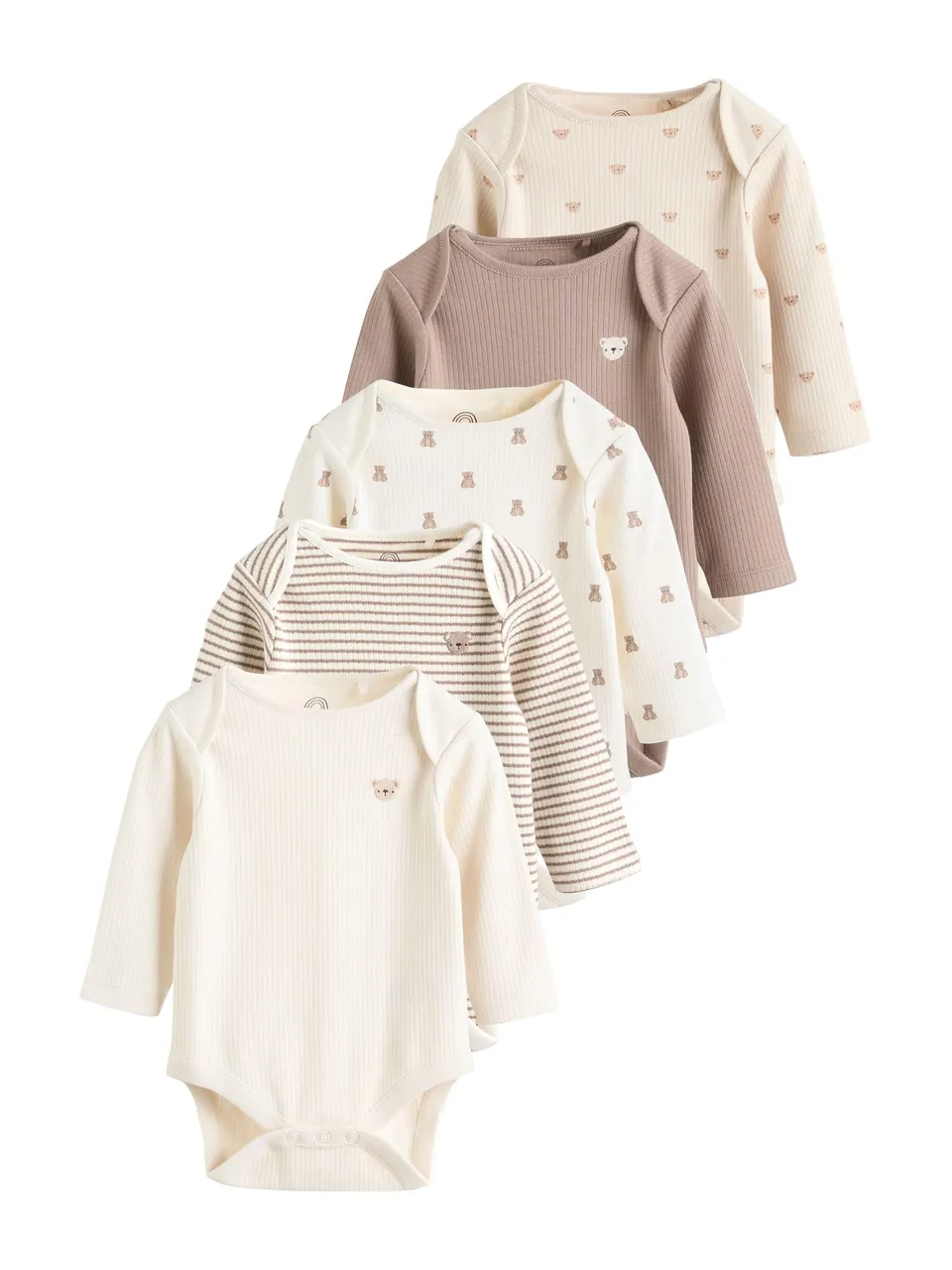 Next body neonato manica lunga 80-86 5 pezzi morbido