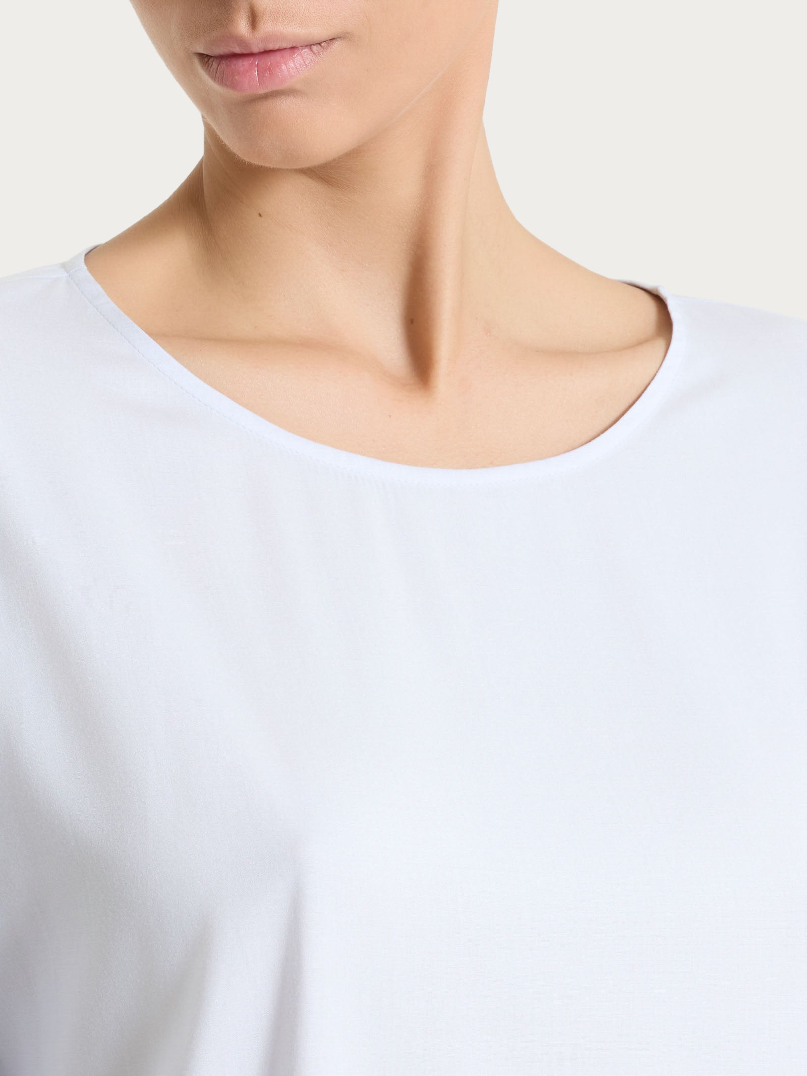 Ragno Voile Stretch blusa manica 3/4 Lilac Hint barchetta