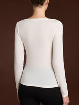 Ragno Tenderwool maglietta barchetta manica lunga casha lana