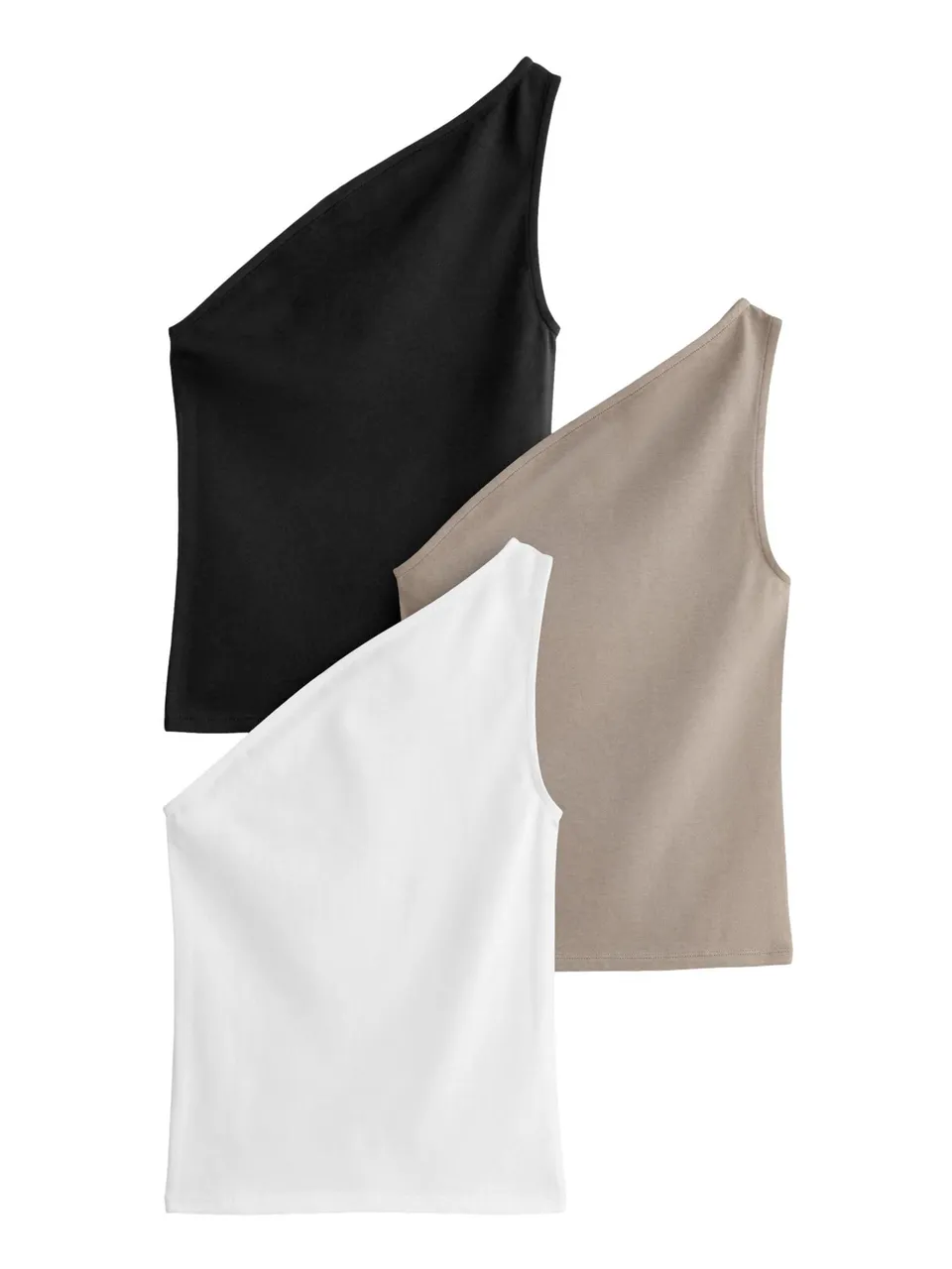 Geo Next The Set Canotte Monospalla donna x3 cotone