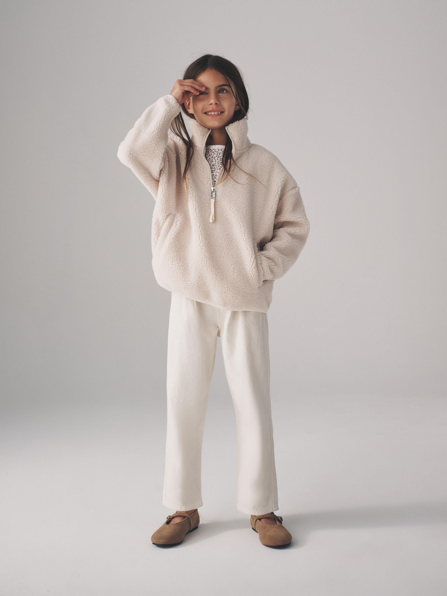 Geo Next The Set pile bambina mezza zip 2 pezzi caldo