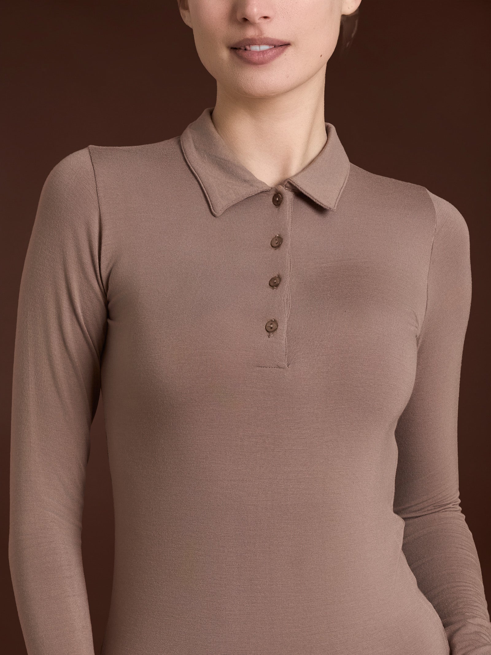 Ragno Eco Viscosa Polo maglia Pine Bark viscosa