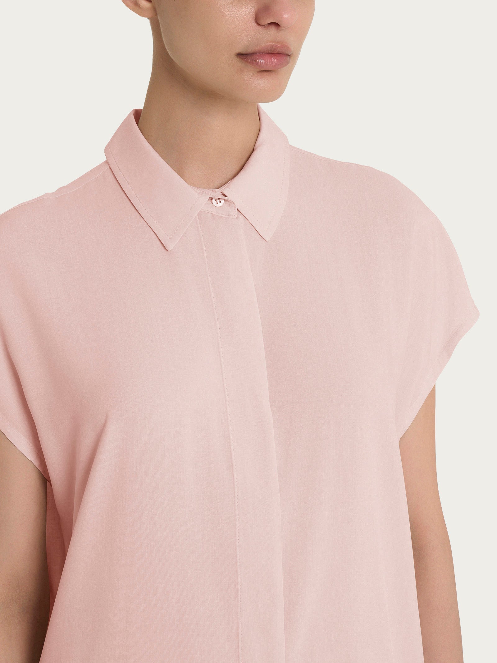 Ragno camicia kimono ecoseta rosa Cameo Rose