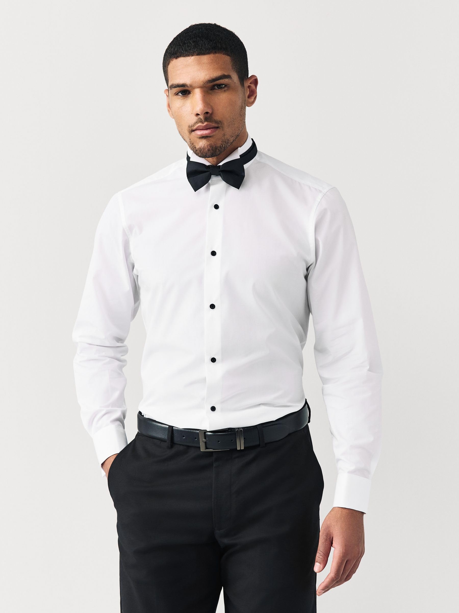 Next Set Camicia Polsino Doppio Papillon Taglia 40