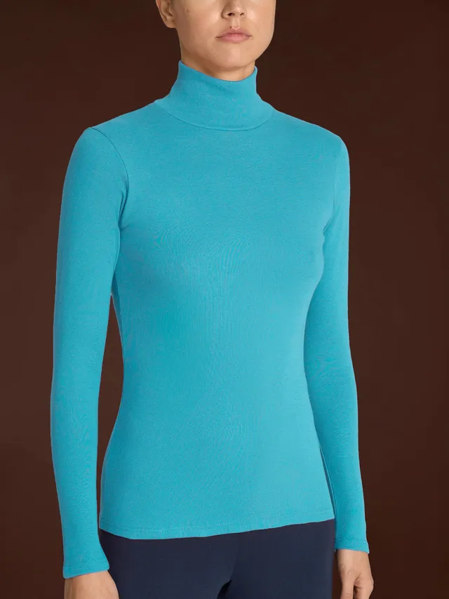 Ragno Thermo Cotton lupetto donna Milky Blue cotone