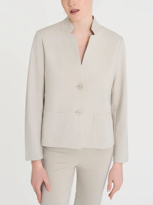 Ragno Compact Light Short Blazer Giacca Champignon