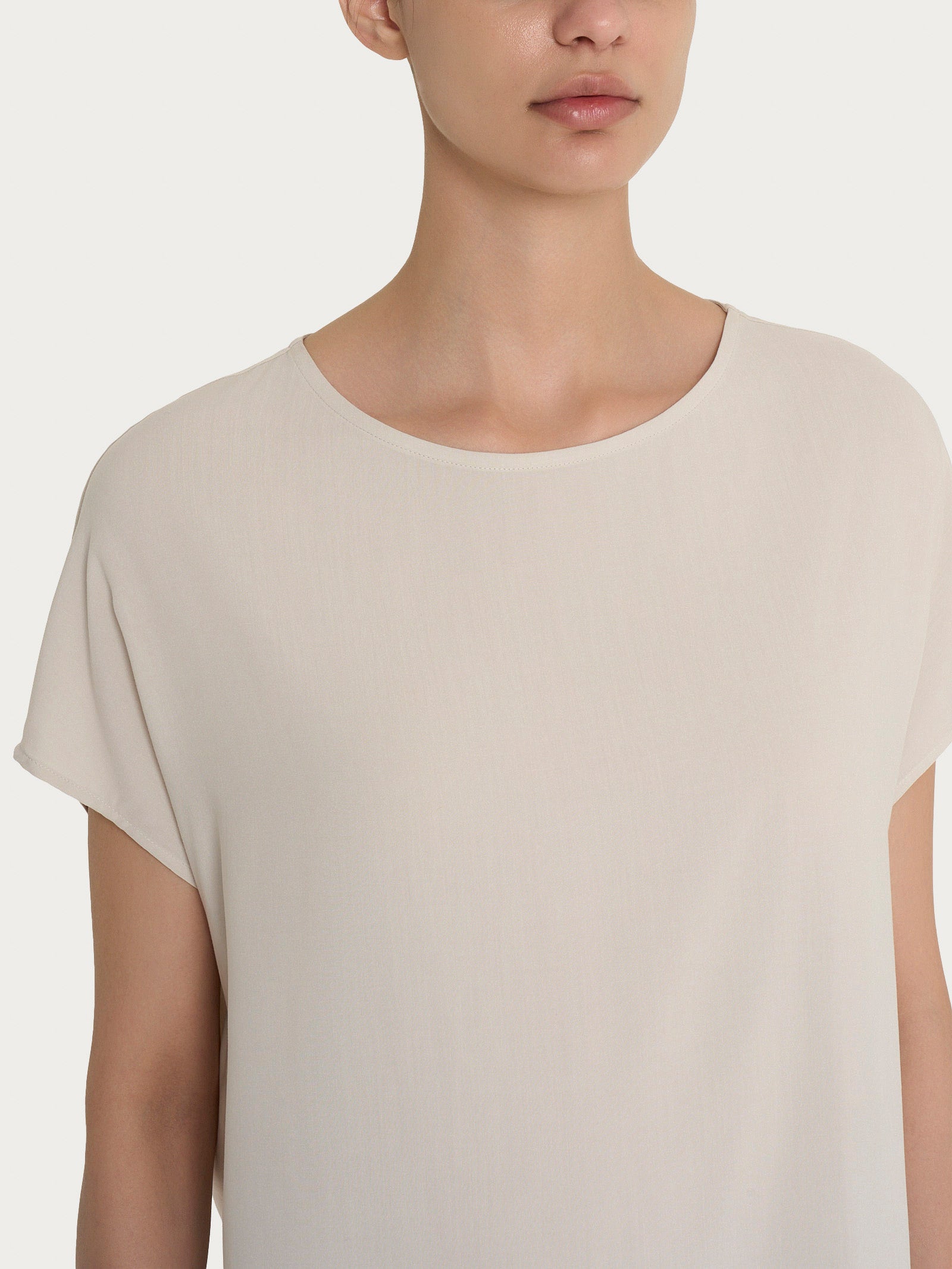 Ragno Ecoseta blusa champignon manica kimono viscosa