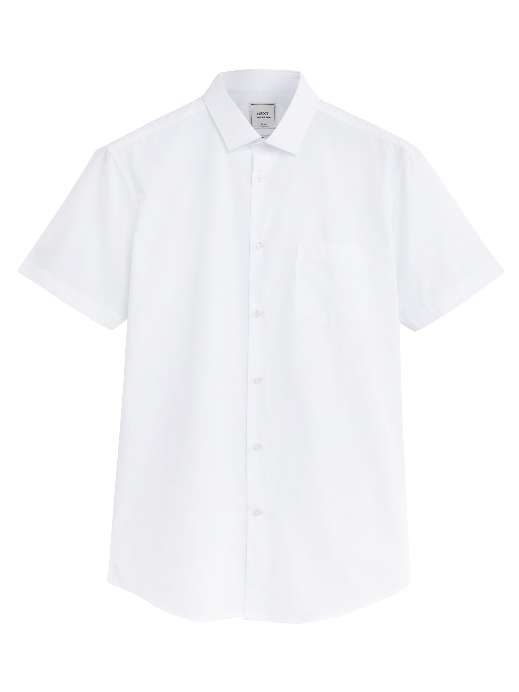 Next Camicia Elegante Uomo Slim Maniche Corte