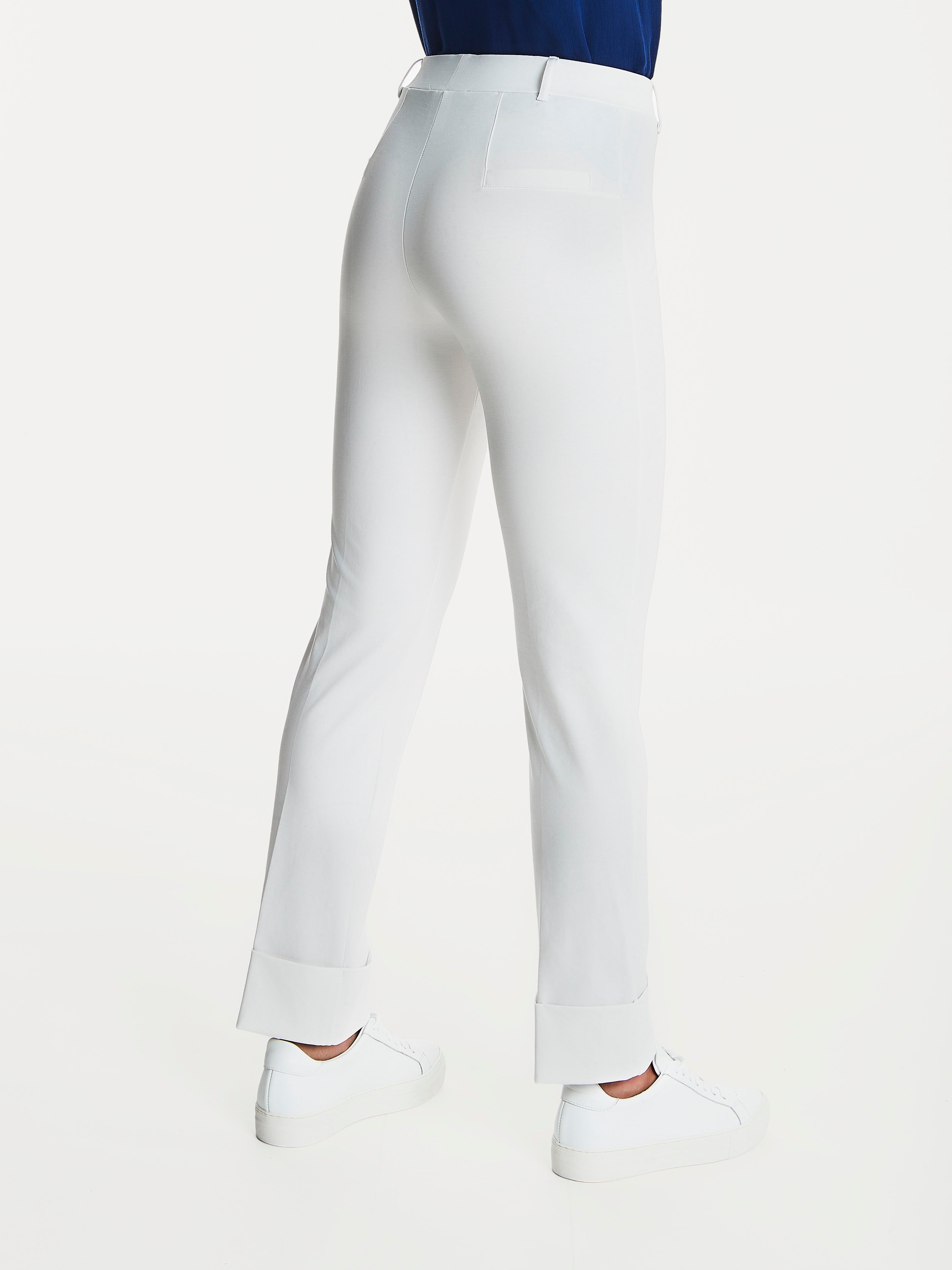 Ragno Compact Light Pantalone Slim Bianco Elastico