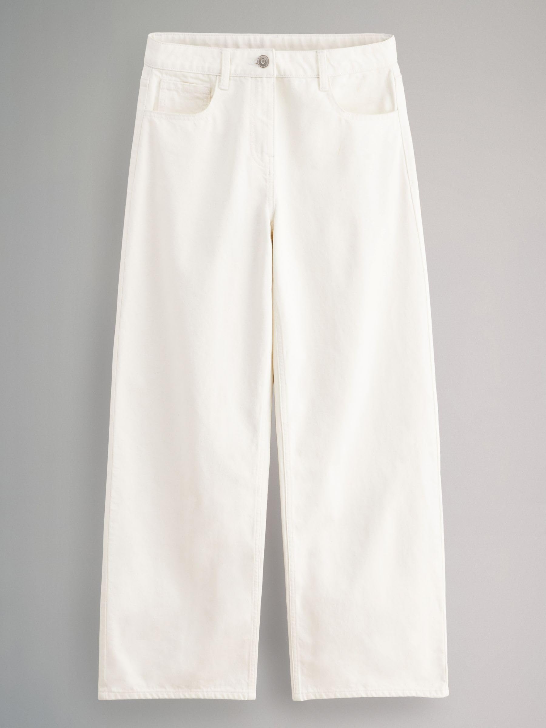 Geo Next The Set jeans donna gamba larga cotone 2 pezzi