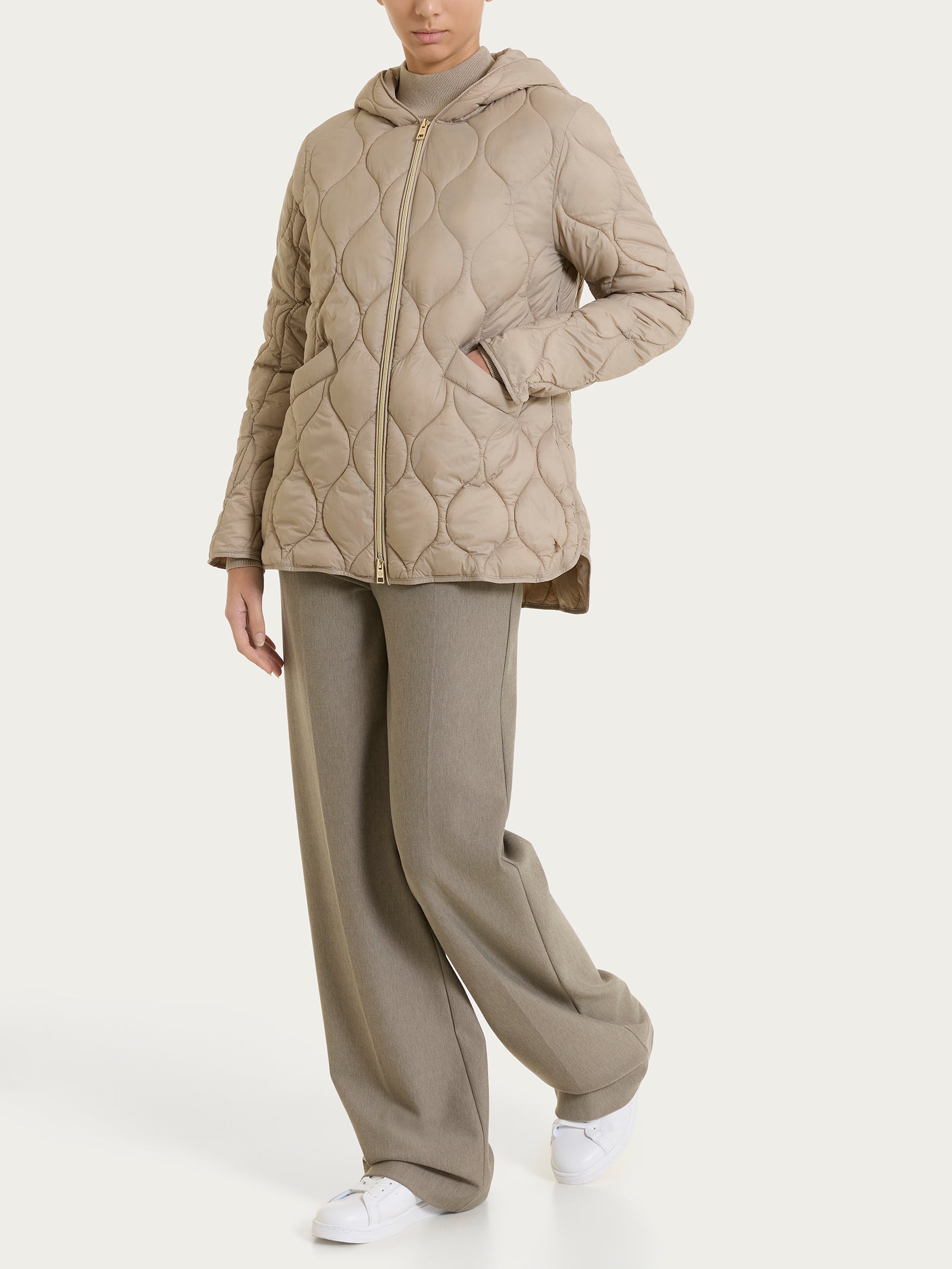 Ragno Onion Quilt piumino donna cappuccio Glace