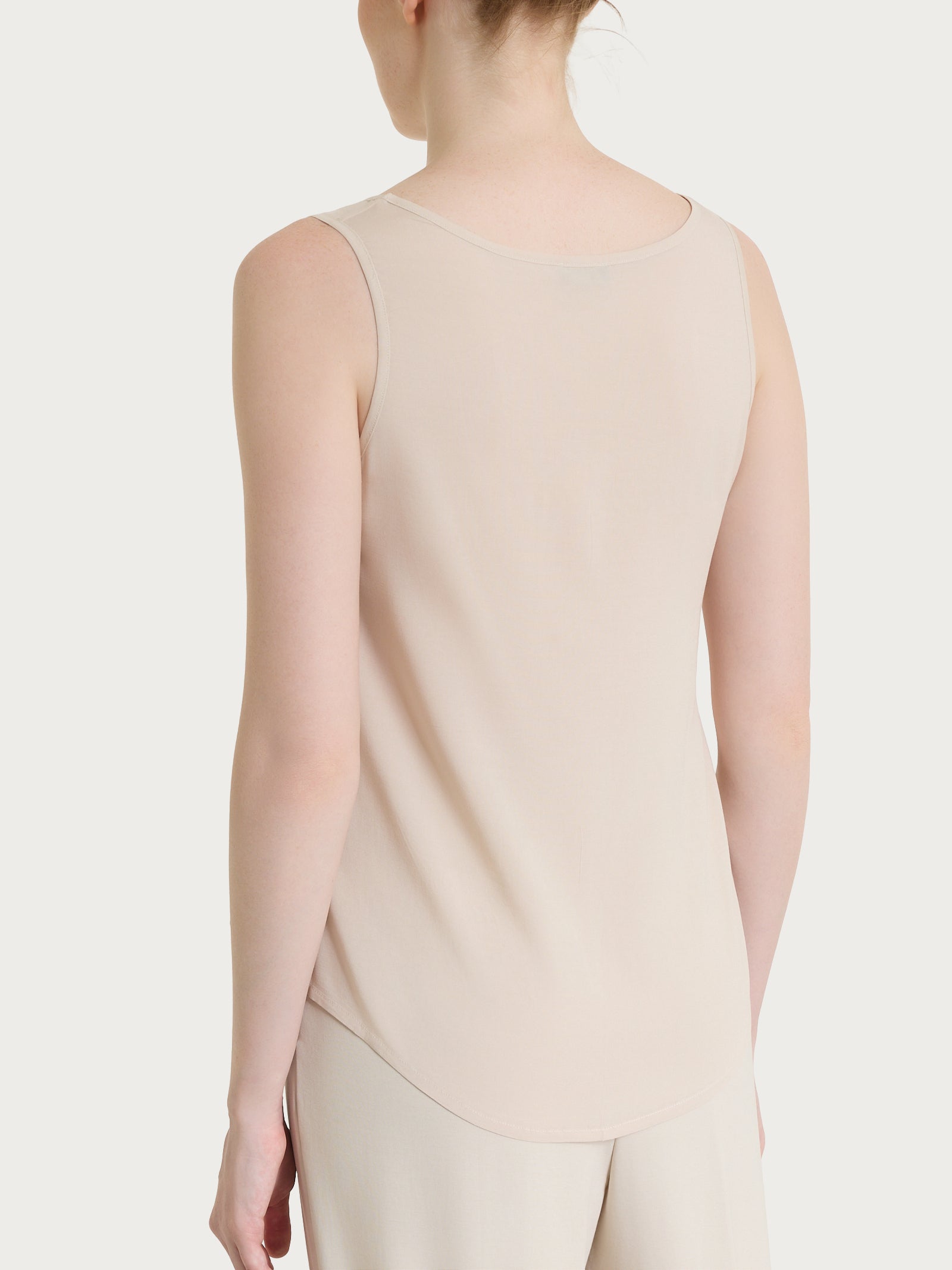 Ragno Voile Stretch top Champignon spalla larga