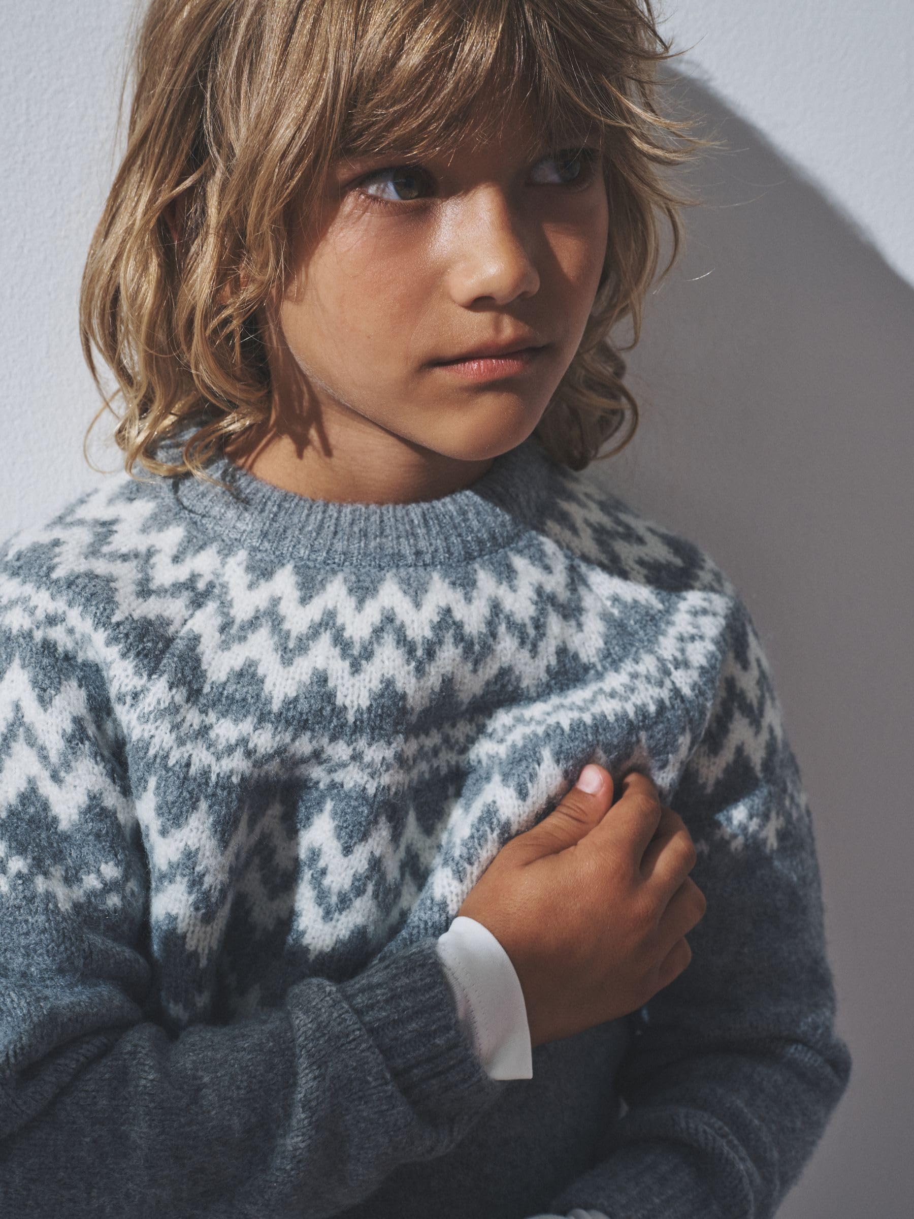 The Set maglione Fair Isle bambino 2 pezzi caldo