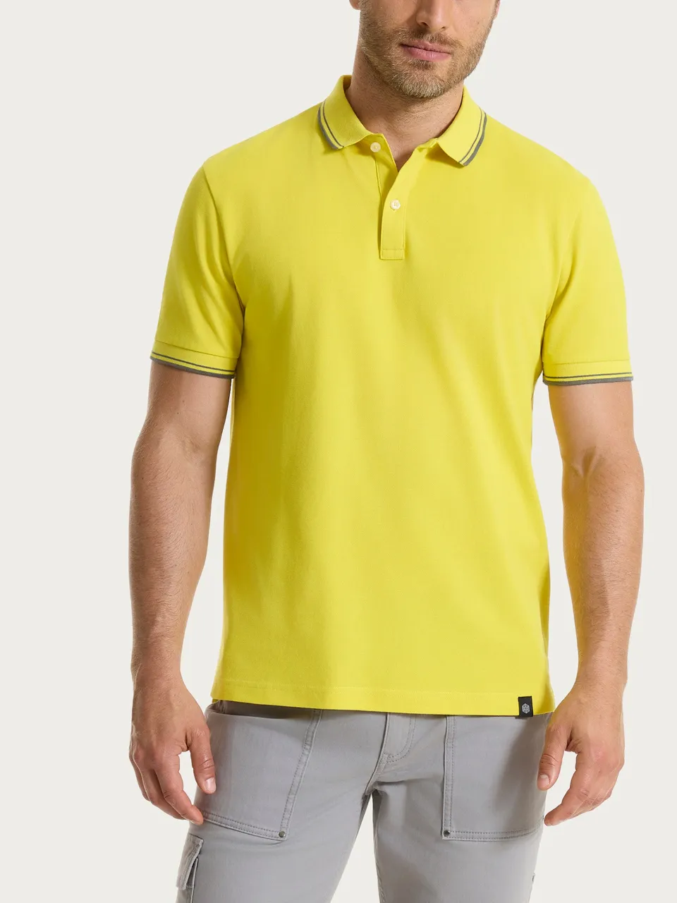 Ragno Sport polo manica corta Fant. Acacia profili contrasto