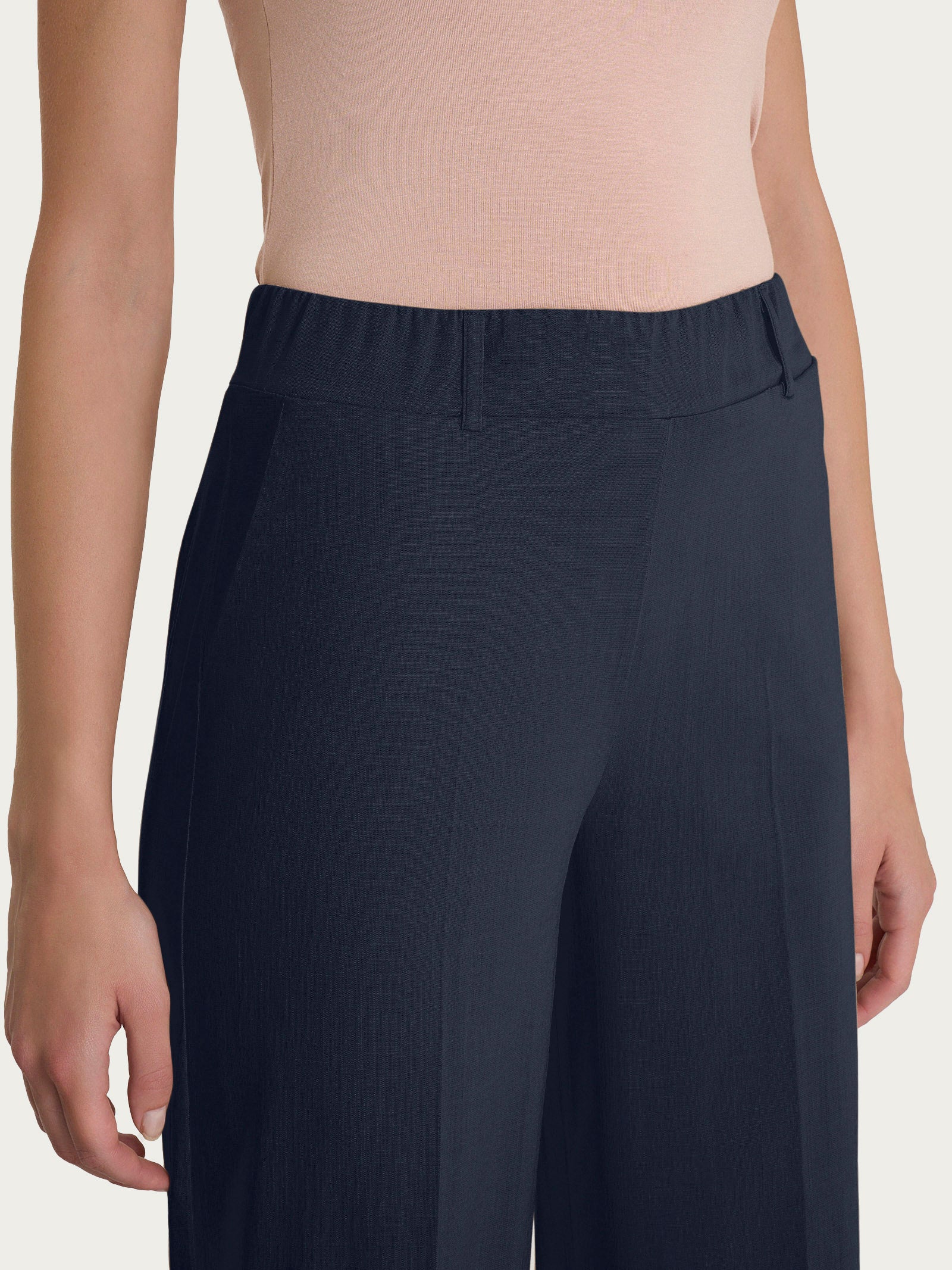 Ragno Super Natural Pantalone ampio con tasche bleu