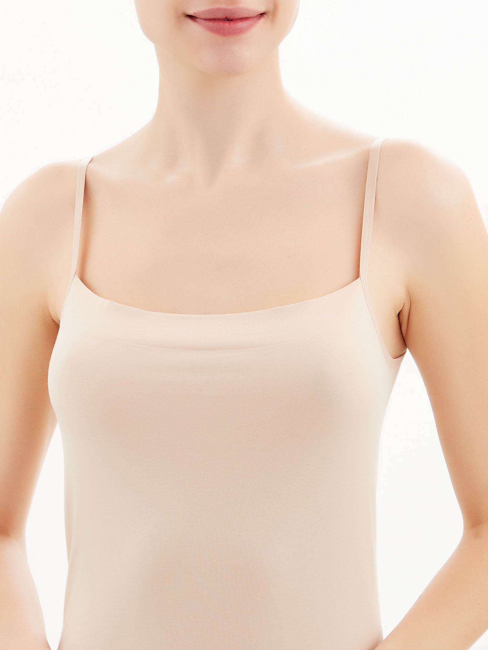 Ragno Invisible Top cotone nudo ultraleggero
