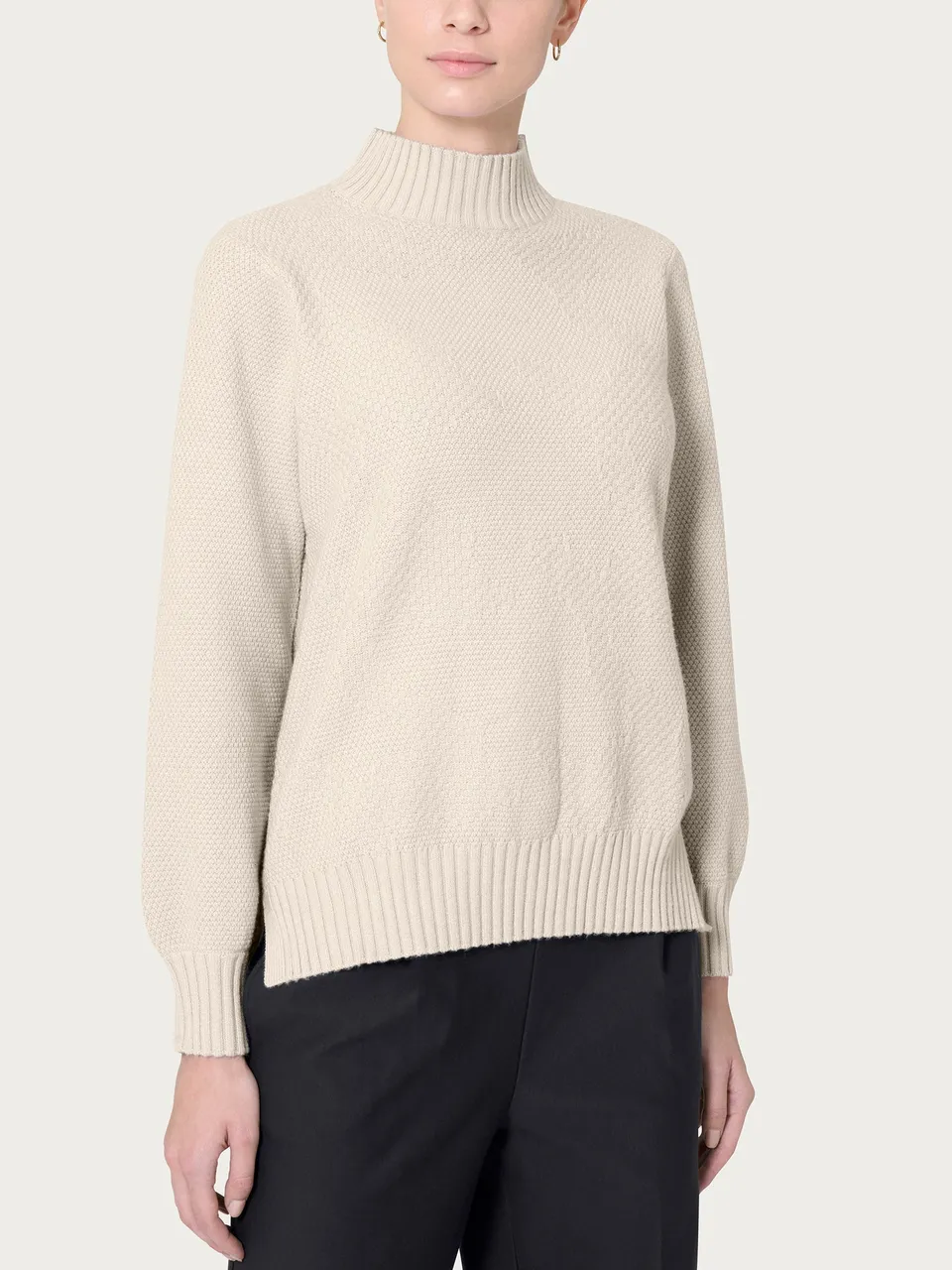 Ragno Super Soft Lupetto Punto Riso Bianco Caldo