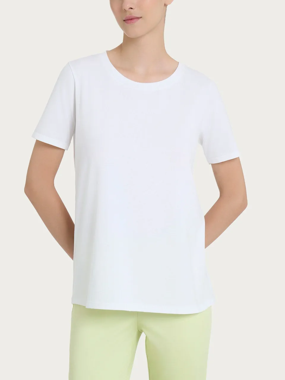 Ragno Ultralight Maglietta Manica Corta Bianco Cotone Elasticizzato