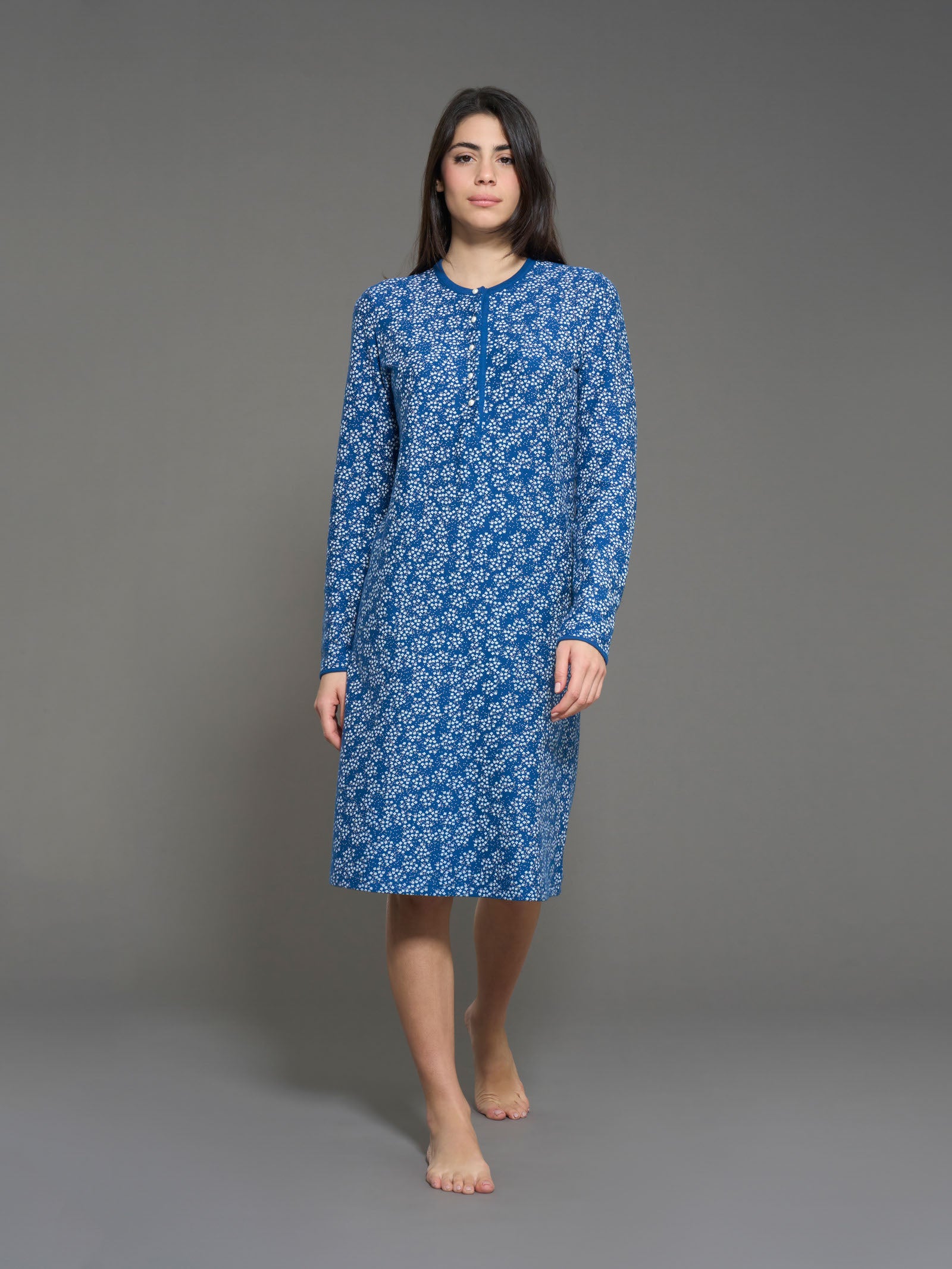 Ragno Jersey Cotone camicia notte serafino Set Sail