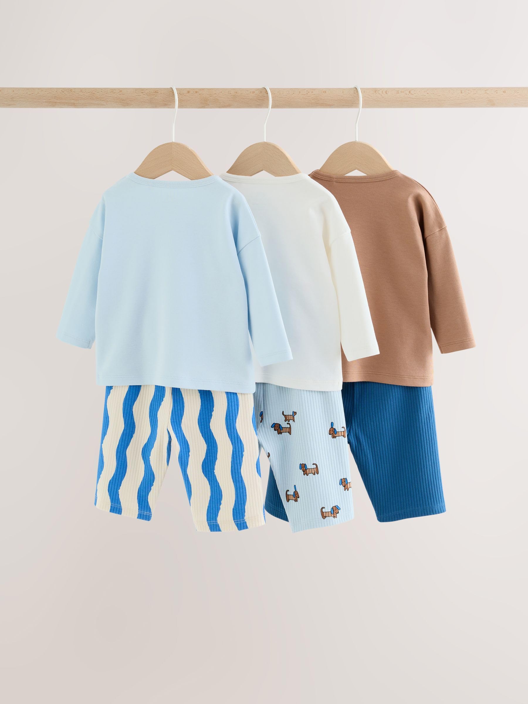 Next top leggings neonati 80-86 gamba larga confezione da 6