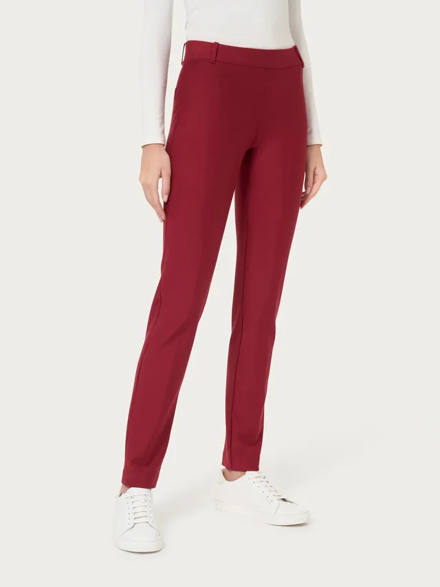 Ragno Compact Pantaloni sigaretta rosso tibetano