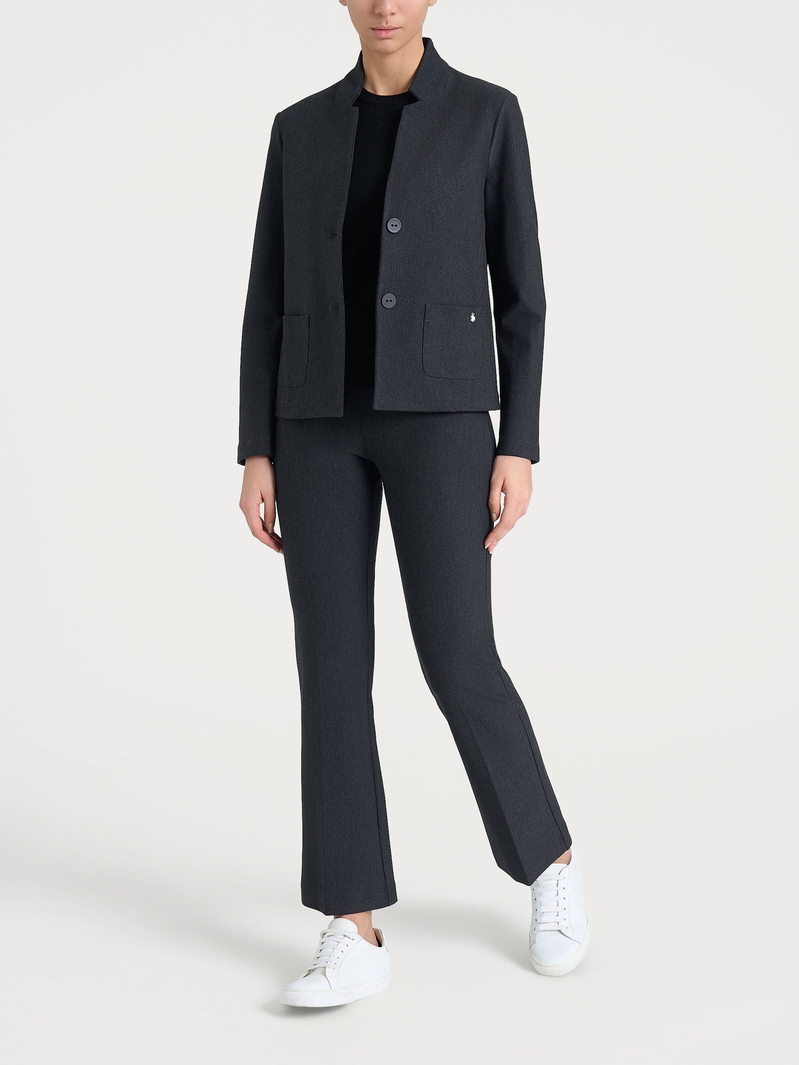 Ragno Compact blazer corto Oscuro regular