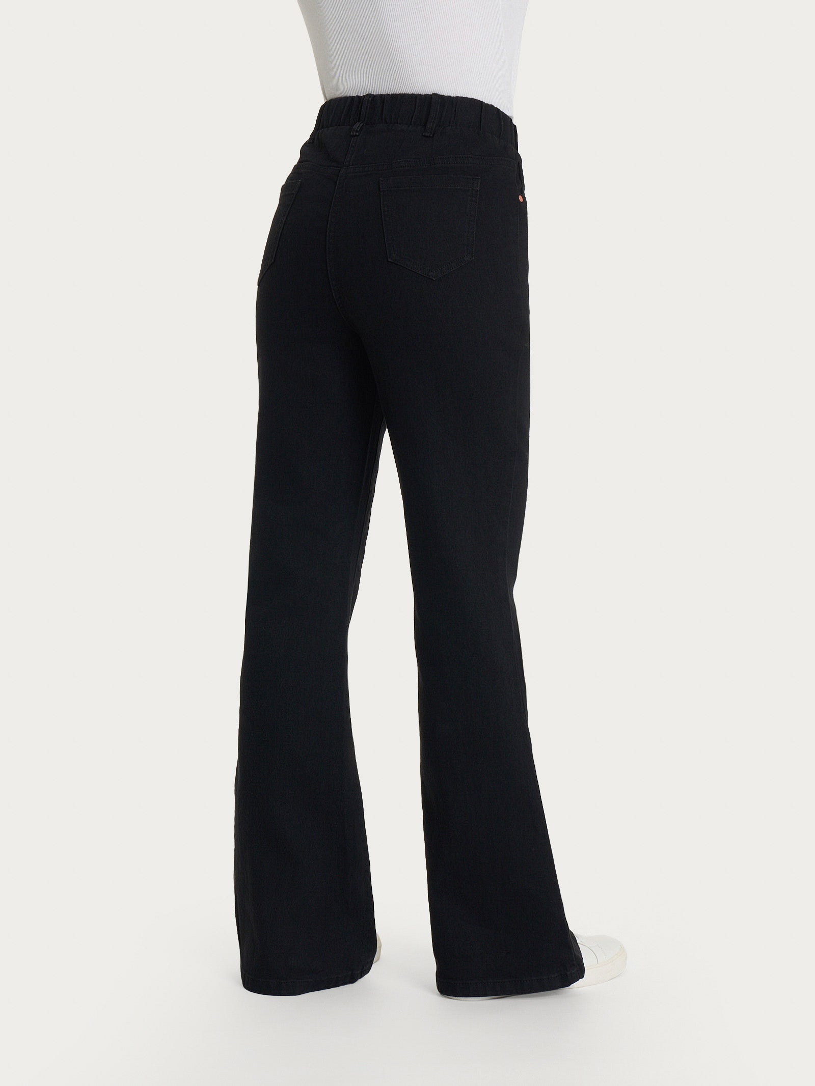 Ragno 4 Seasons Denim Jeans Flare Nero Cotone