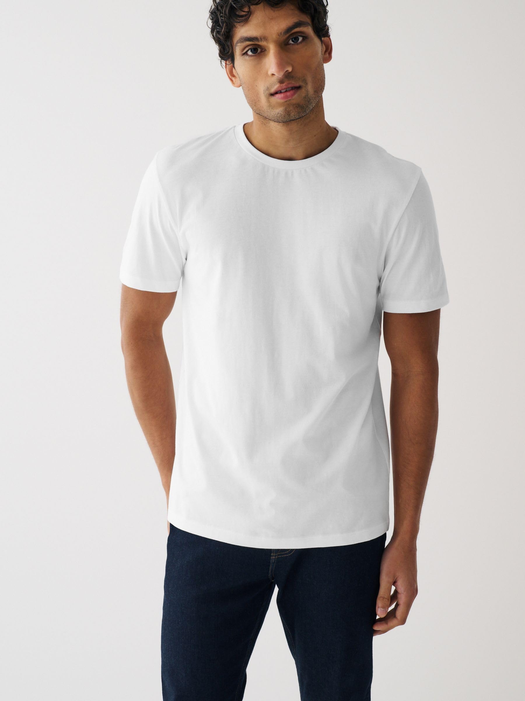 Next Basic T-Shirt Cotone Uomo Confezione da 6 Regular