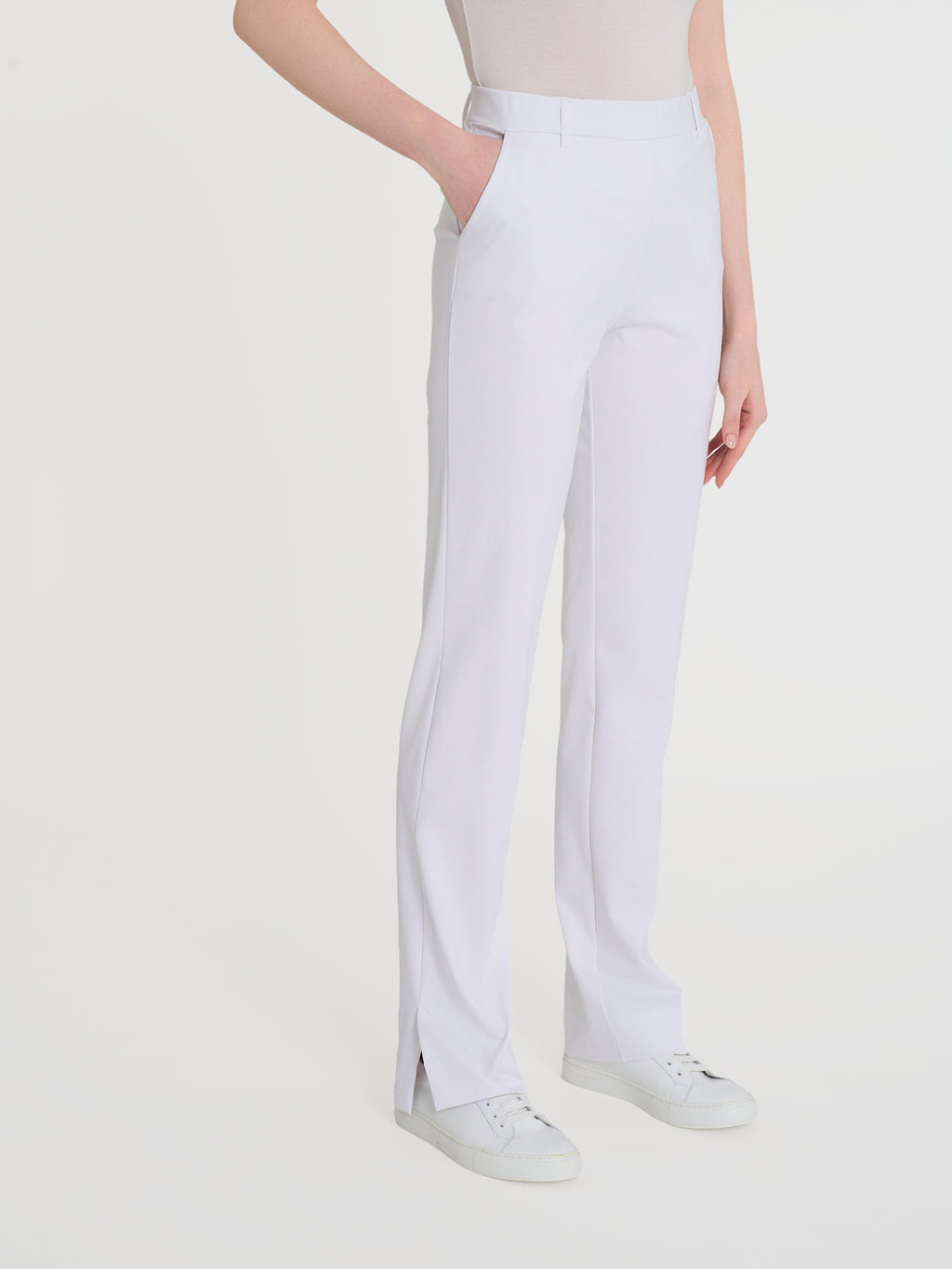 Ragno Compact Light pantalone dritto tasche Bianco