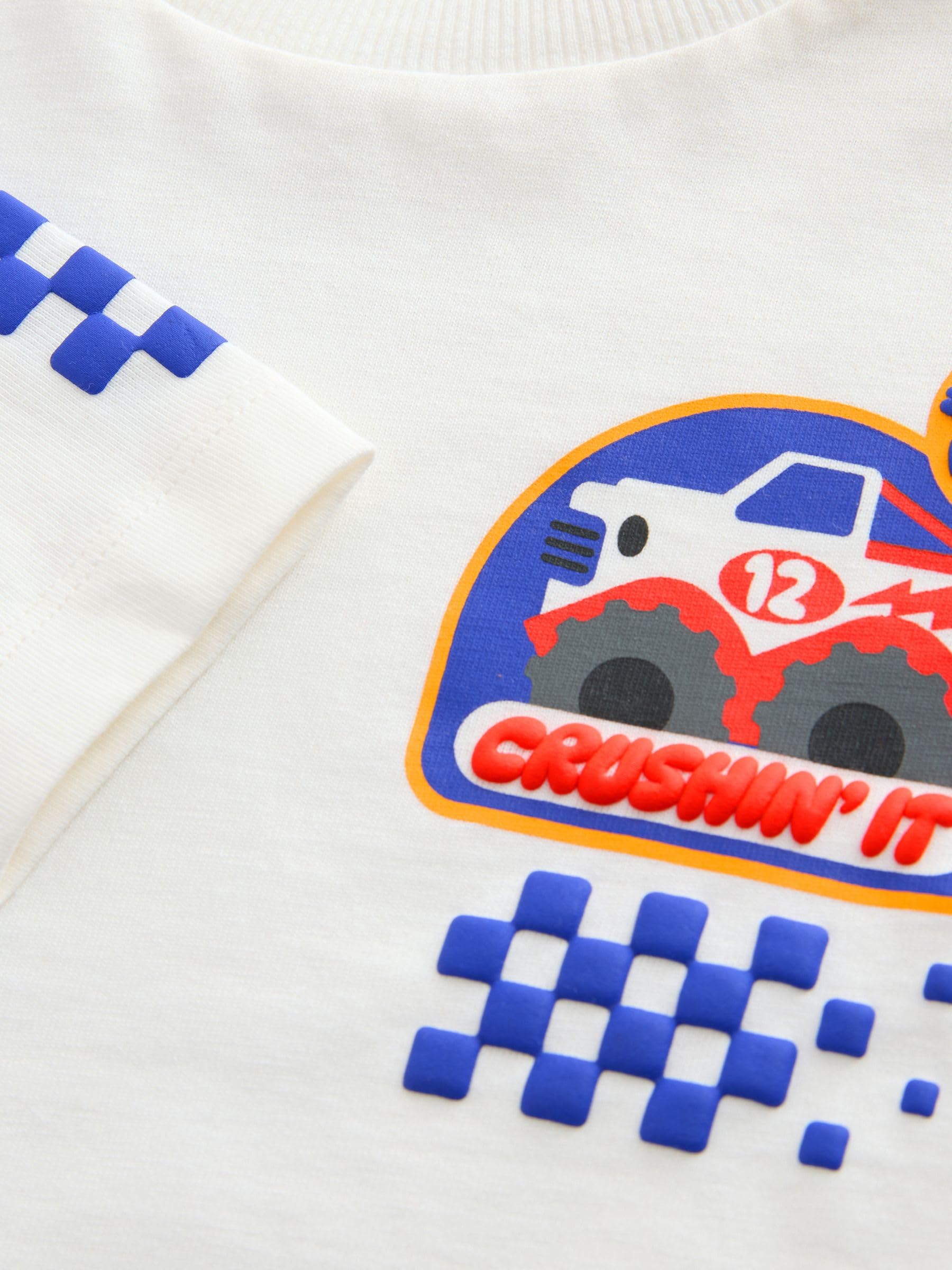 NEXT t-shirt bambino manica lunga 3 pezzi 9-12 mesi cotone