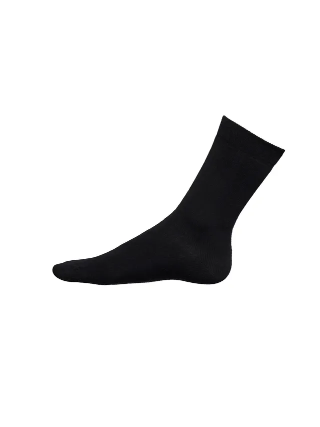 Ragno Calza Corta Uomo Nero Caldo Cotone