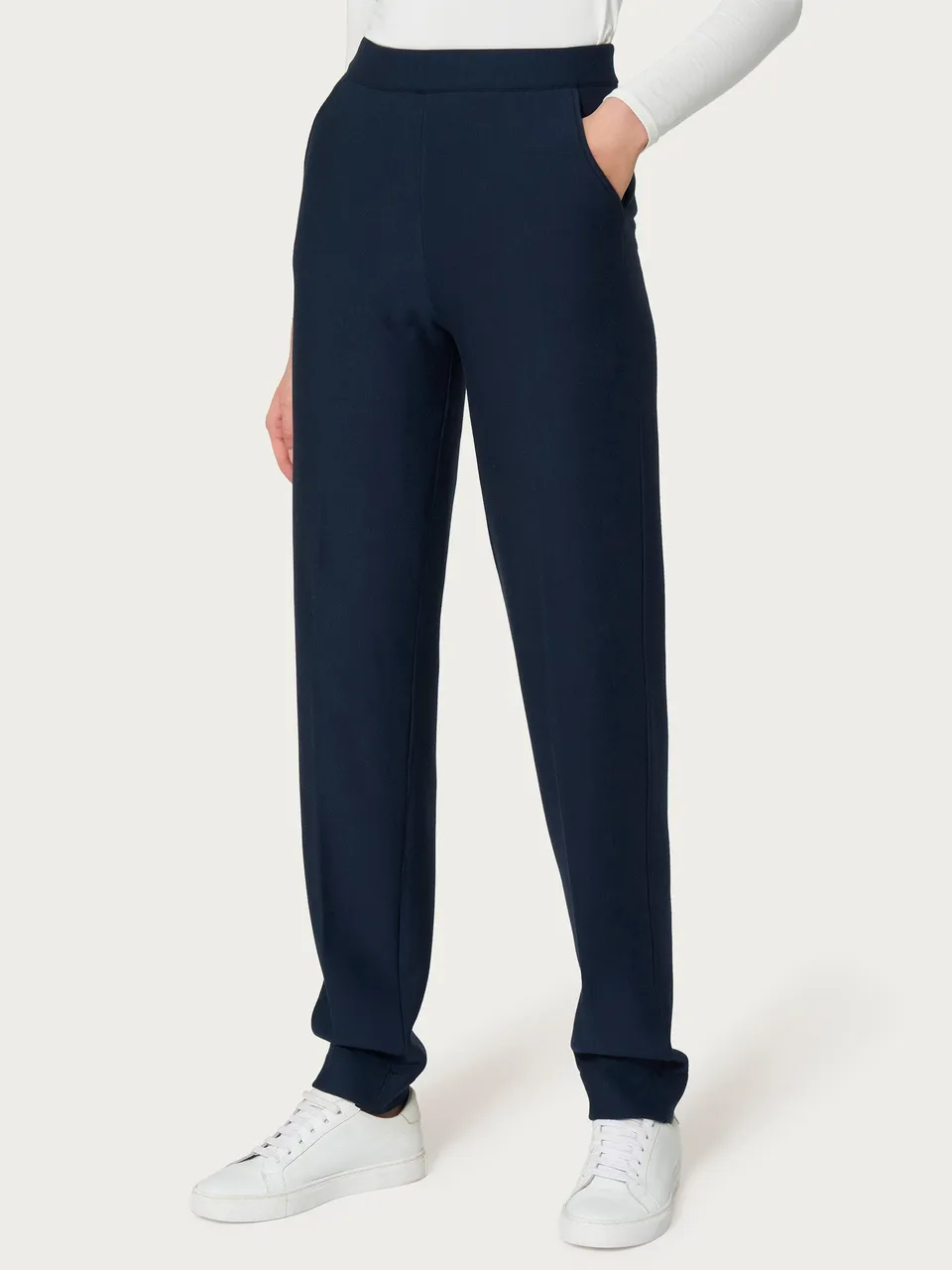 Ragno Eco Techno Fleece Pantalone Chino Bleu felpato