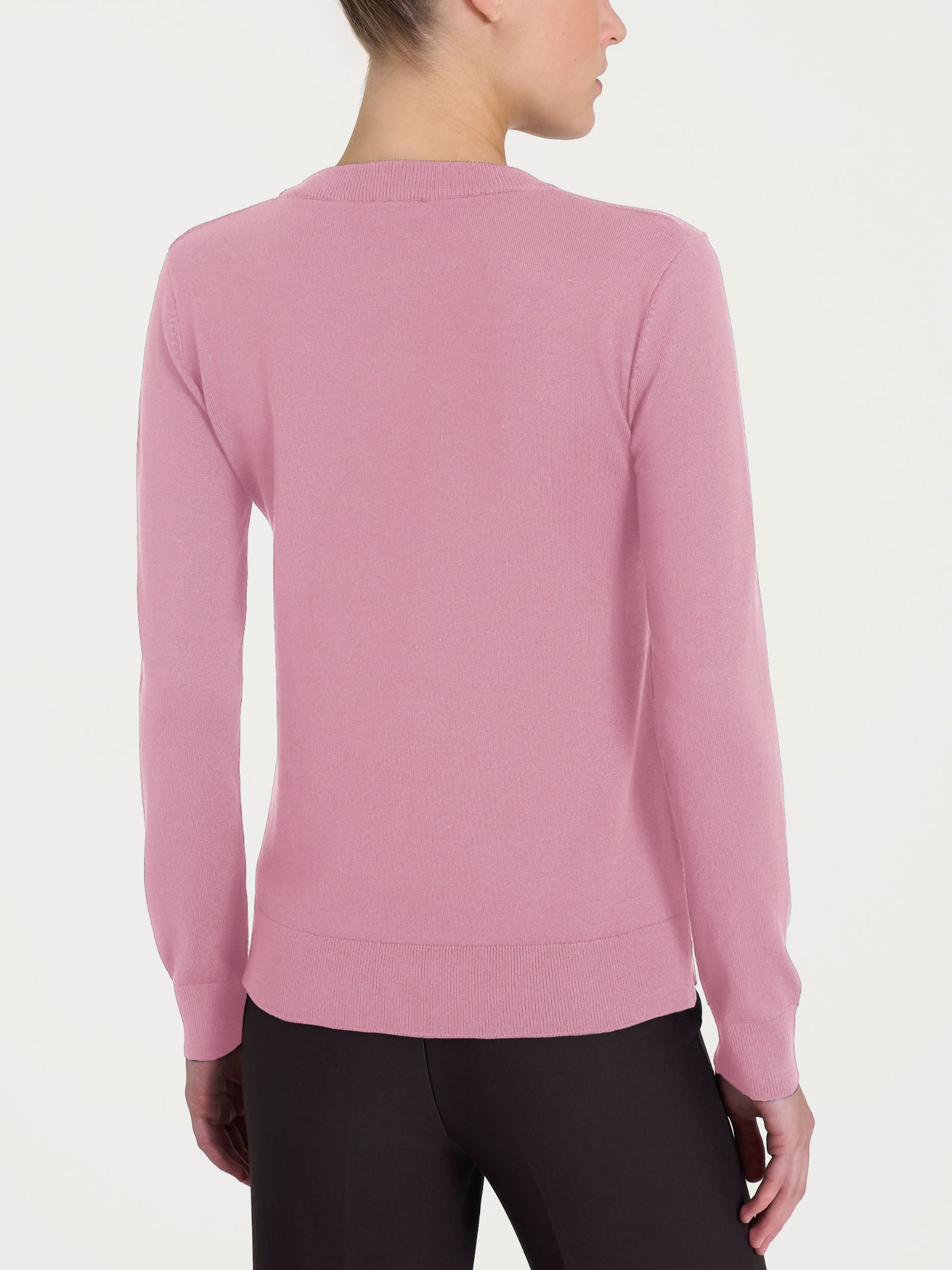 Ragno Four Seasons Scollo Madonna Maglia Lilas Rosa