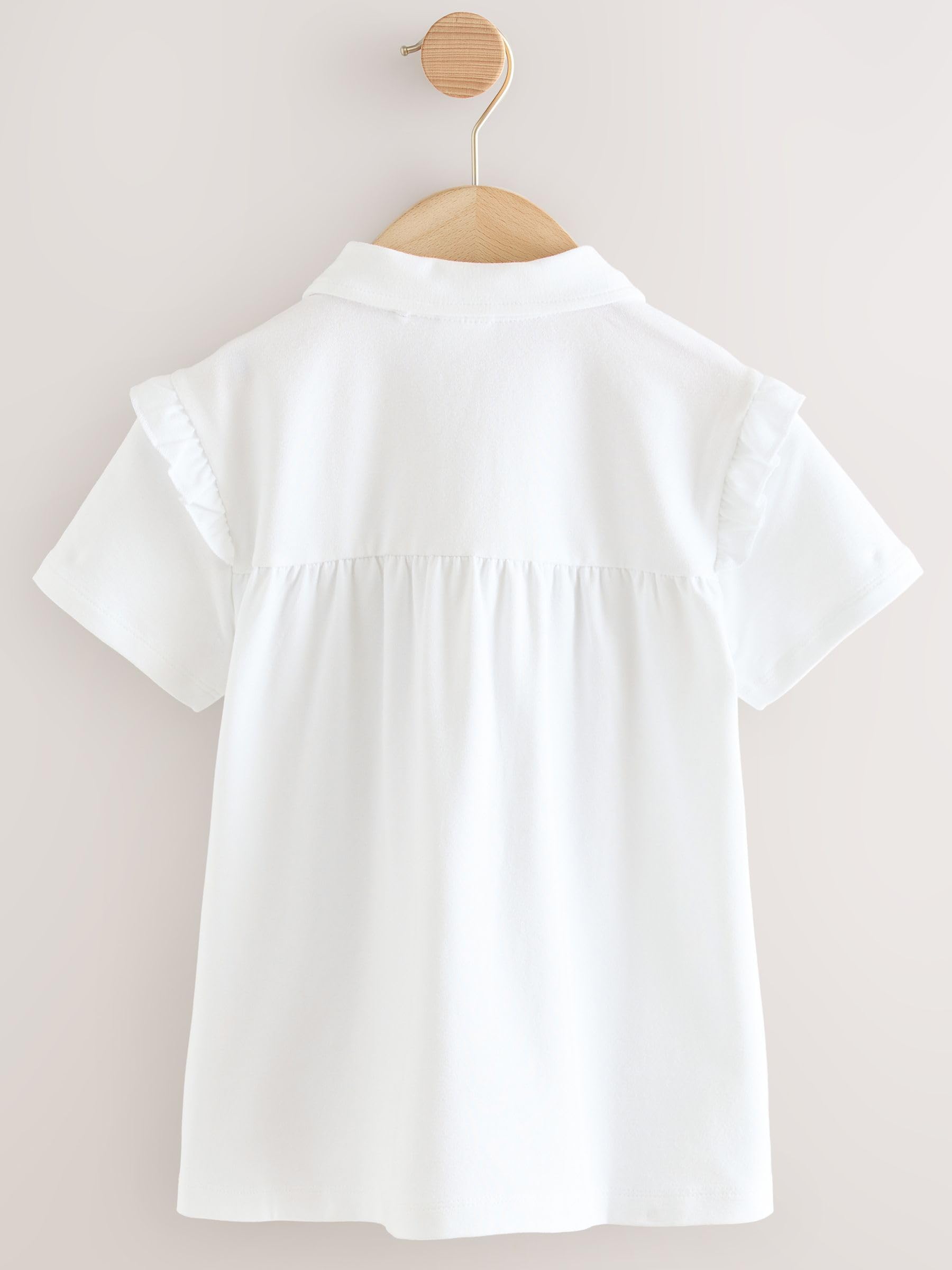Next Polo Scuola Bambina 2 Pezzi Taglia 128 Cotone
