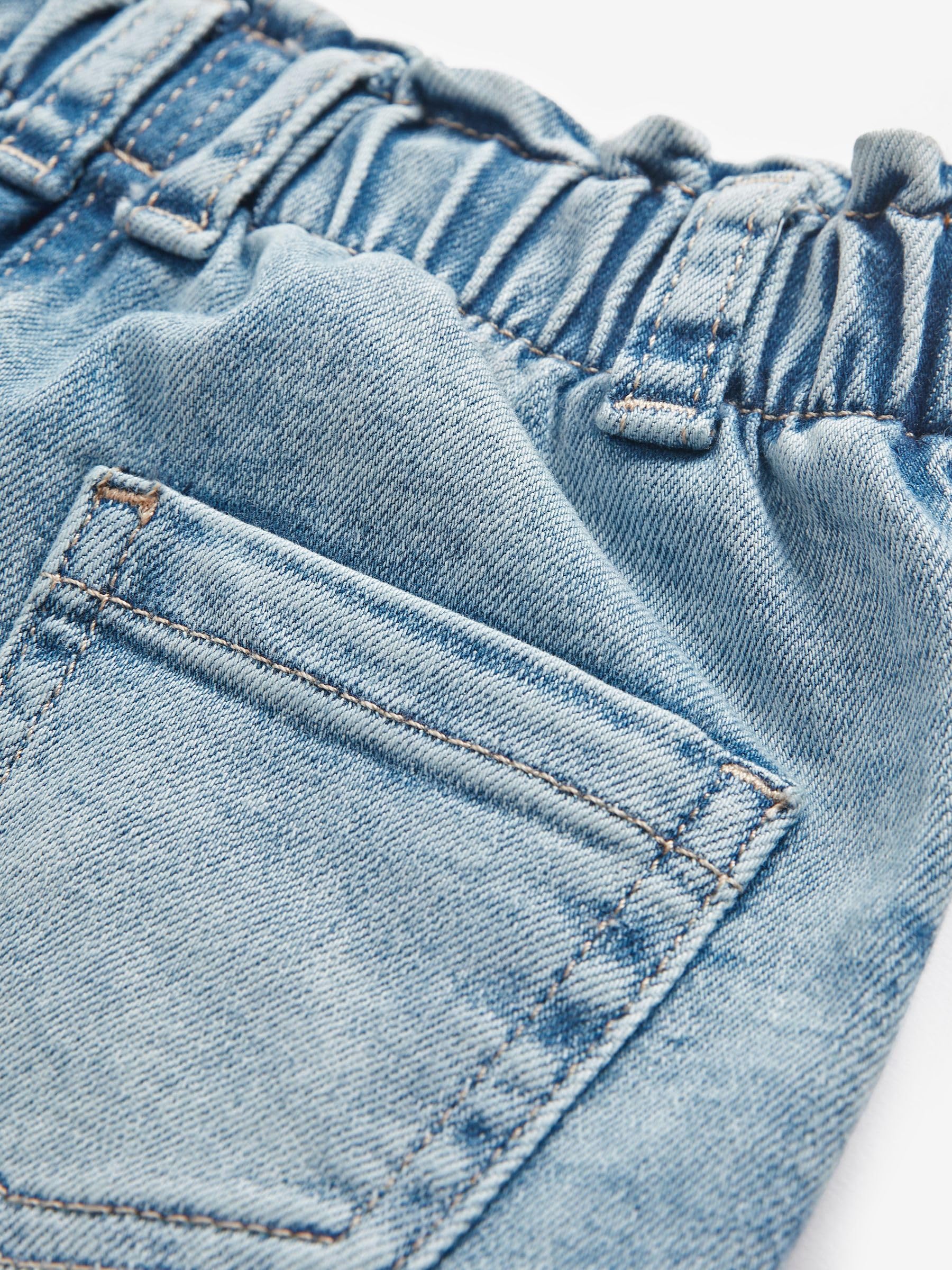 Next Jeans Mum Bambina 98-104 Vita Elasticizzata