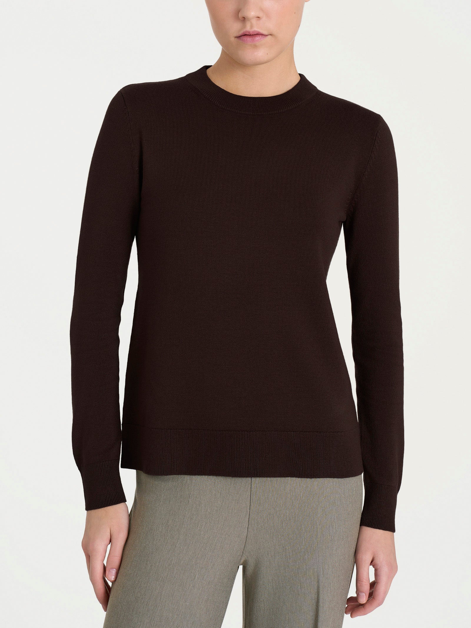 Ragno Four Seasons Maglia Girocollo Lunga Chocolate Torte