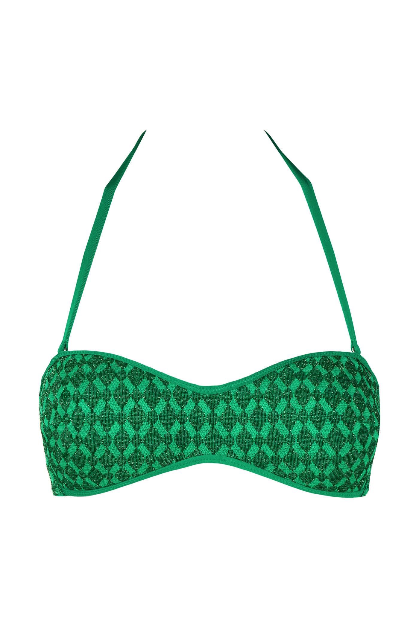 Goldenpoint Zellij top bikini a fascia lurex 1B