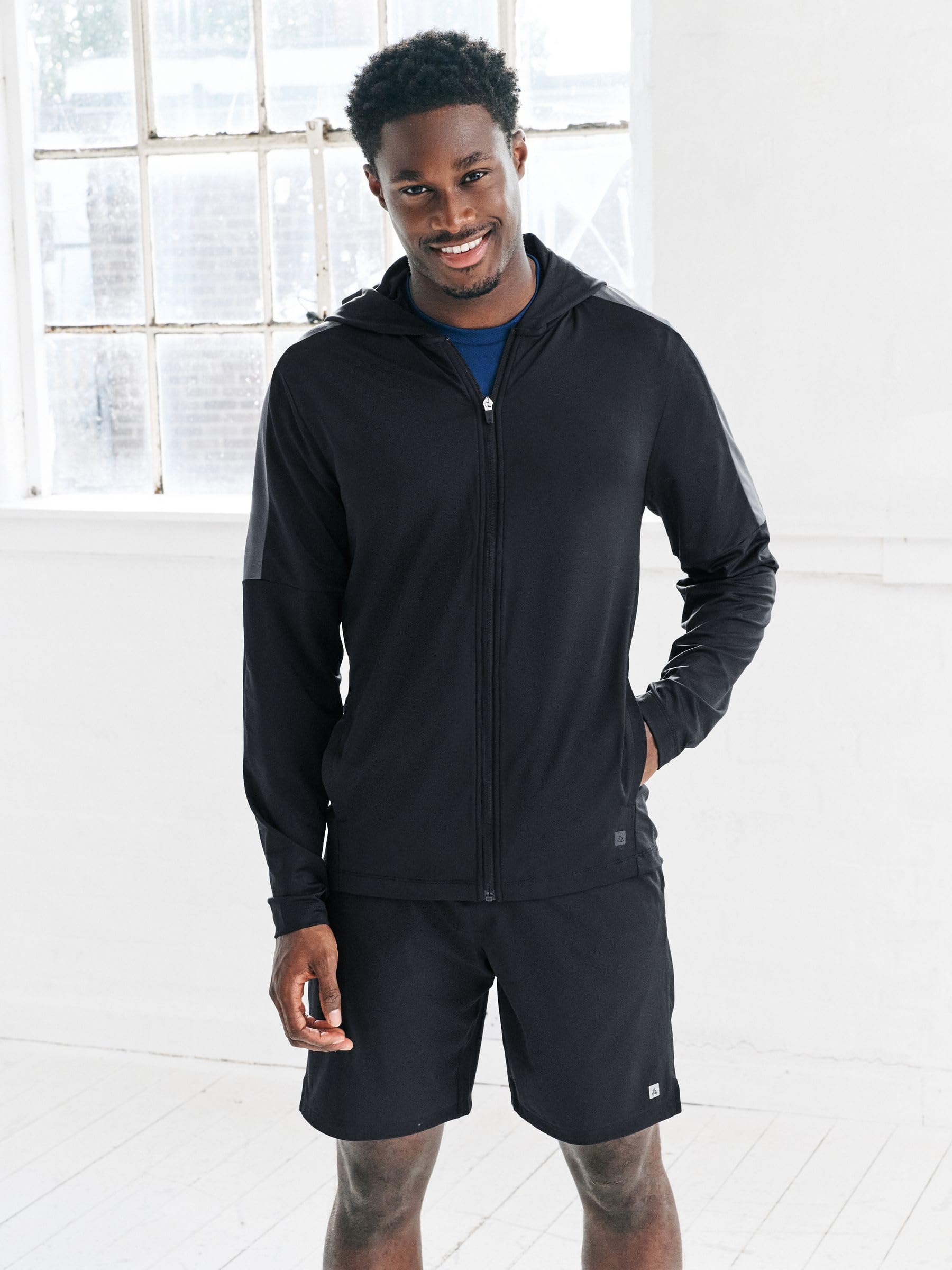 Next felpa uomo con cappuccio zip intera allenamento